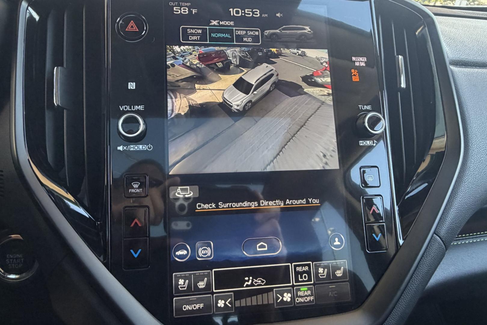 2025 Crystal White Pearl /Black Subaru Ascent Onyx Touring Edition (4S4WMAWD9S3) with an H4 2.4 Liter Turbo engine, Automatic transmission, located at 2304 W. Main St., Boise, ID, 83702, (208) 342-7777, 43.622105, -116.218658 - Remaining Factory Warranty! A Lot Of Safety And Comfort Too!- Photo#16