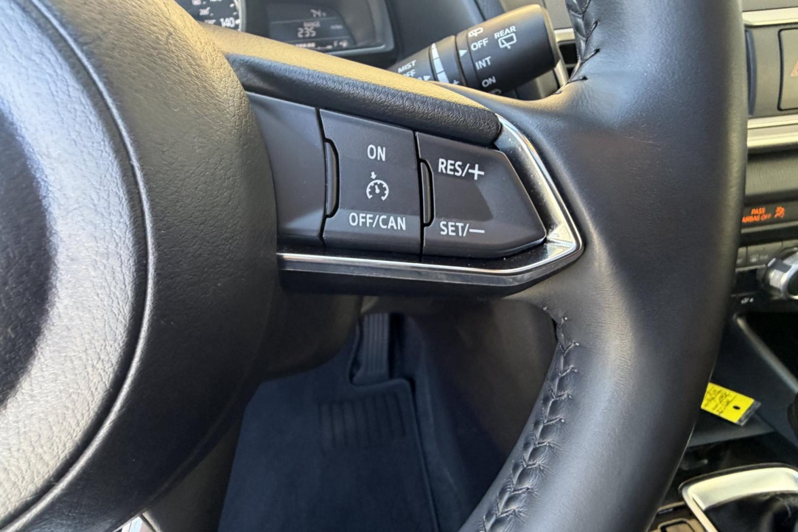 2018 Machine Gray Metallic /Black Mazda Mazda3 Touring (3MZBN1L3XJM) with an 4 Cyl 2.5 Liter engine, Automatic 6 Speed transmission, located at 2304 W. Main St., Boise, ID, 83702, (208) 342-7777, 43.622105, -116.218658 - Low Mileage! Sunroof! Heated Seats And Great Fuel Economy Too!- Photo#9