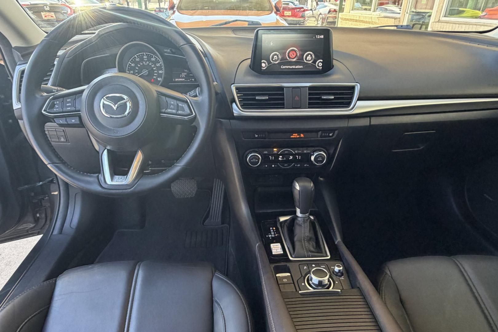 2018 Machine Gray Metallic /Black Mazda Mazda3 Touring (3MZBN1L3XJM) with an 4 Cyl 2.5 Liter engine, Automatic 6 Speed transmission, located at 2304 W. Main St., Boise, ID, 83702, (208) 342-7777, 43.622105, -116.218658 - Low Mileage! Sunroof! Heated Seats And Great Fuel Economy Too!- Photo#14