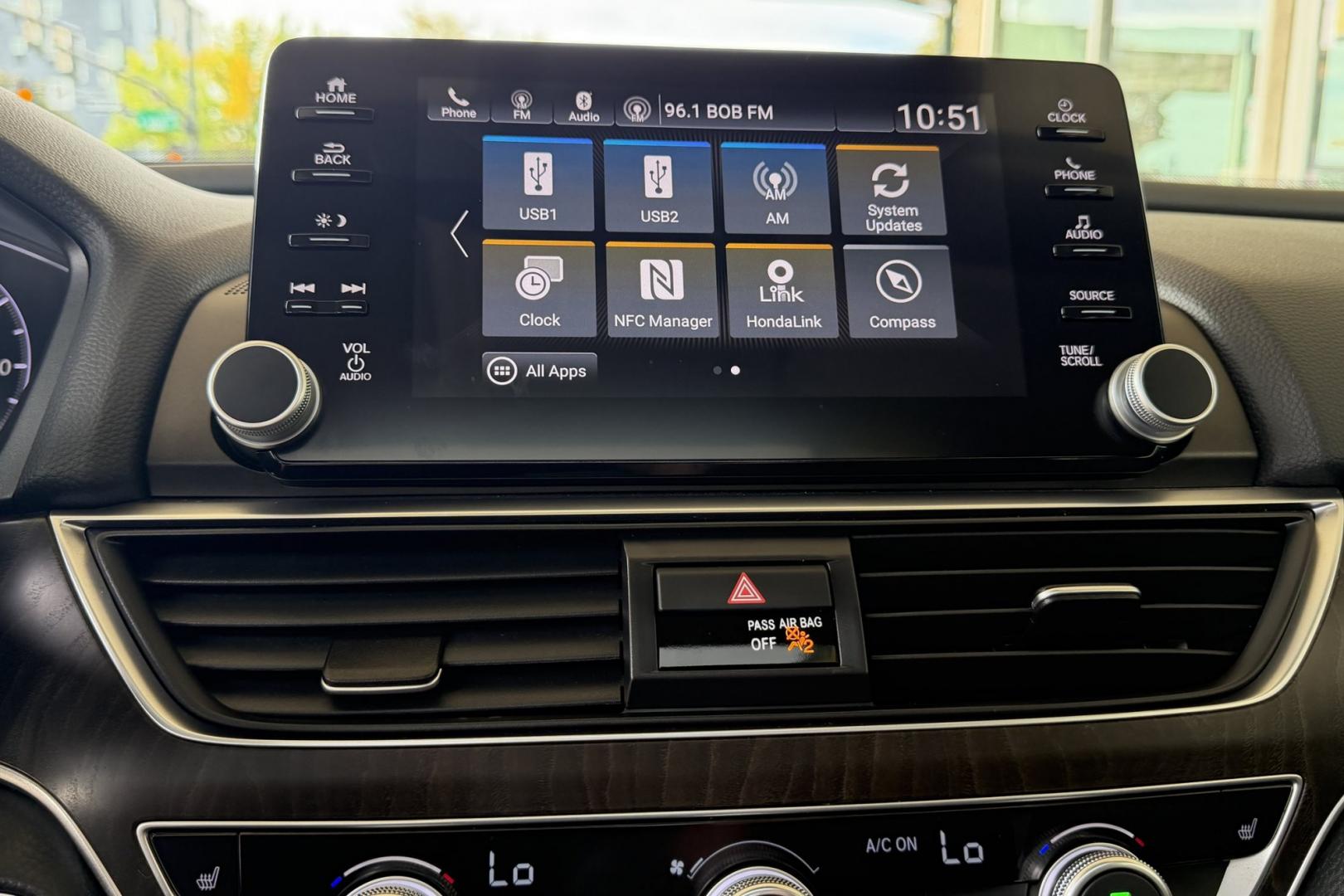 2019 Modern Steel Metallic /Black Honda Accord EX-L (1HGCV1F55KA) with an 4 Cyl 1.5 Liter Turbo engine, Automatic transmission, located at 2304 W. Main St., Boise, ID, 83702, (208) 342-7777, 43.622105, -116.218658 - Factory Remote Start! Legendary Honda Reliability And Style!- Photo#13