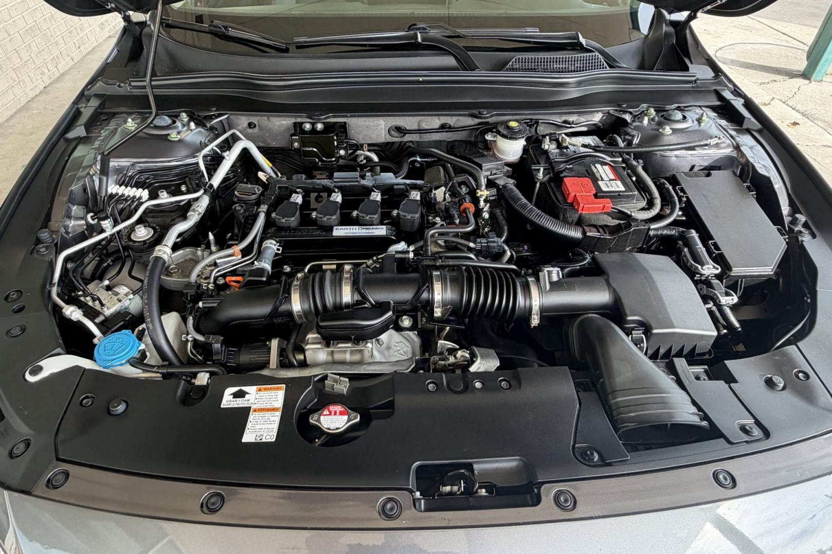 2019 Modern Steel Metallic /Black Honda Accord EX-L (1HGCV1F55KA) with an 4 Cyl 1.5 Liter Turbo engine, Automatic transmission, located at 2304 W. Main St., Boise, ID, 83702, (208) 342-7777, 43.622105, -116.218658 - Factory Remote Start! Legendary Honda Reliability And Style!- Photo#19