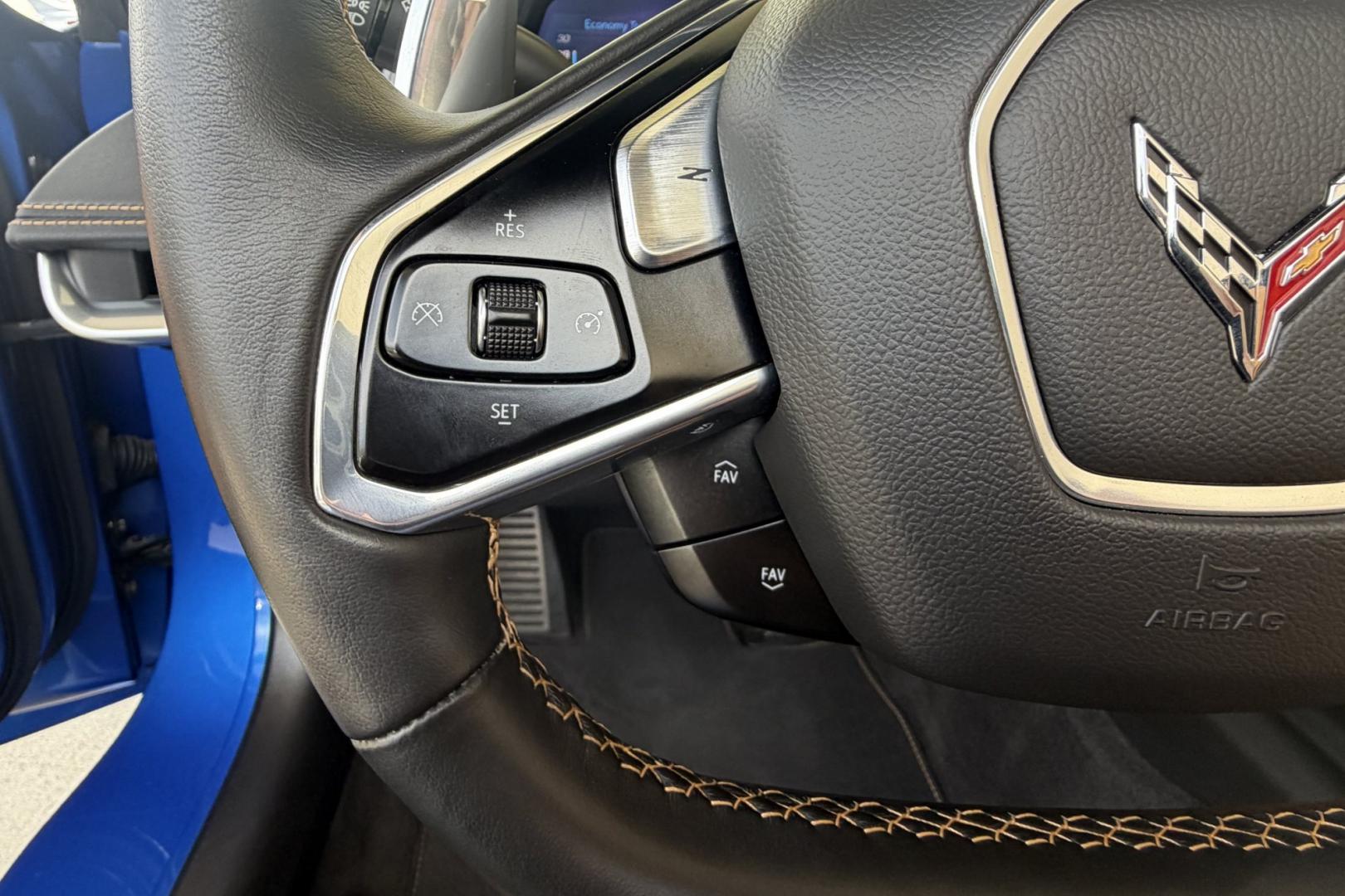 2022 Elkhart Lake Blue Metallic /Natural Dipped Chevrolet Corvette Stingray 2LT (1G1YB3D47N5) with an V8 6.2 Liter engine, Automatic 8 Speed transmission, located at 2304 W. Main St., Boise, ID, 83702, (208) 342-7777, 43.622105, -116.218658 - Nicely Optioned! Elkhart Lake Blue Metallic C8 Convertible!- Photo#5