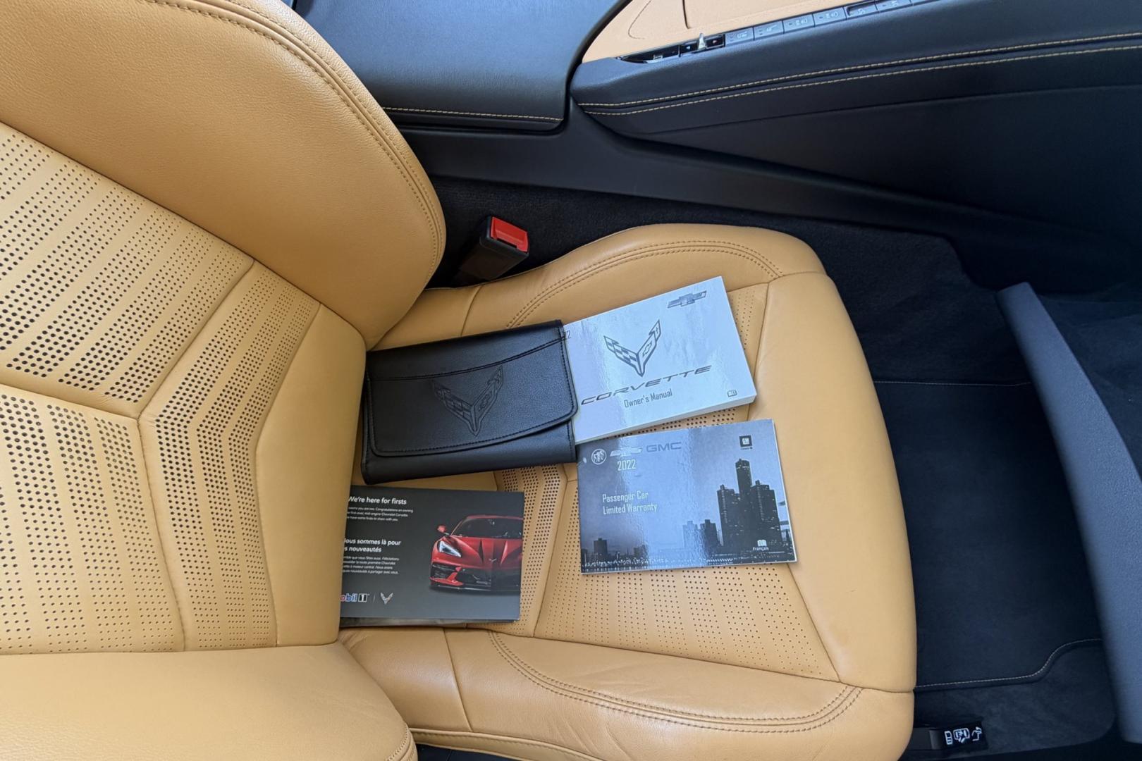2022 Elkhart Lake Blue Metallic /Natural Dipped Chevrolet Corvette Stingray 2LT (1G1YB3D47N5) with an V8 6.2 Liter engine, Automatic 8 Speed transmission, located at 2304 W. Main St., Boise, ID, 83702, (208) 342-7777, 43.622105, -116.218658 - Nicely Optioned! Elkhart Lake Blue Metallic C8 Convertible!- Photo#19