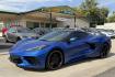 2022 Elkhart Lake Blue Metallic /Natural Dipped Chevrolet Corvette Stingray 2LT (1G1YB3D47N5) with an V8 6.2 Liter engine, Automatic 8 Speed transmission, located at 2304 W. Main St., Boise, ID, 83702, (208) 342-7777, 43.622105, -116.218658 - Nicely Optioned! Elkhart Lake Blue Metallic C8 Convertible!- Photo#27