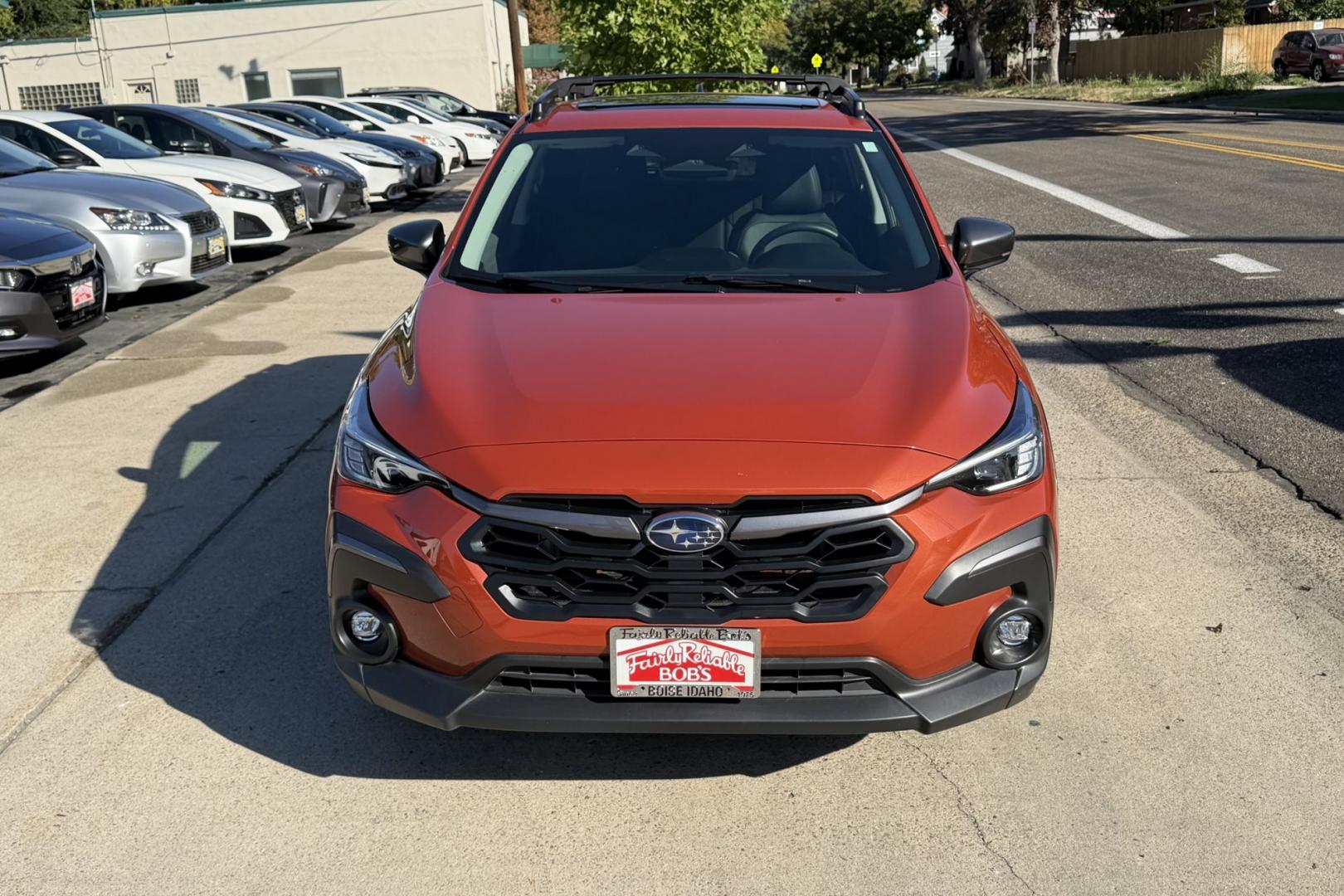 2025 Sunburst Orange Pearlcoat /Black Subaru Crosstrek Limited (4S4GUHM68S3) with an H4 2.5 Liter engine, Automatic transmission, located at 2304 W. Main St., Boise, ID, 83702, (208) 342-7777, 43.622105, -116.218658 - Low Mileage! Well Optioned! Remaining Factory Warranty Too!- Photo#3