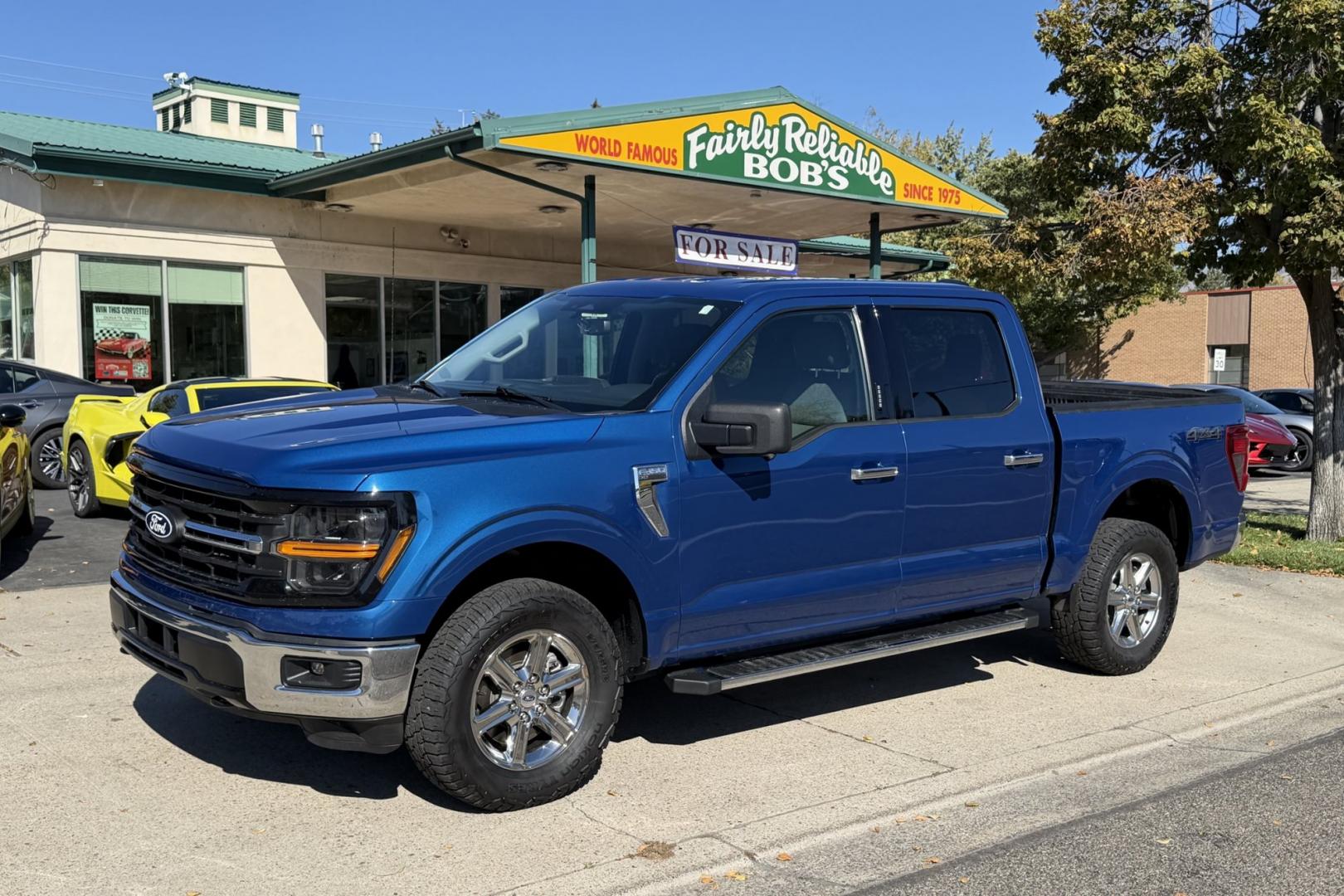 2024 Atlas Blue Metallic /Dark Slate Ford F-150 XLT (1FTFW3L88RK) with an V6 3.5 Liter Twin Turbo engine, Automatic 10 Speed transmission, located at 2304 W. Main St., Boise, ID, 83702, (208) 342-7777, 43.622105, -116.218658 - Seats 6! V6 3.5 EcoBoost! 7,100 GVWR Package!- Photo#0