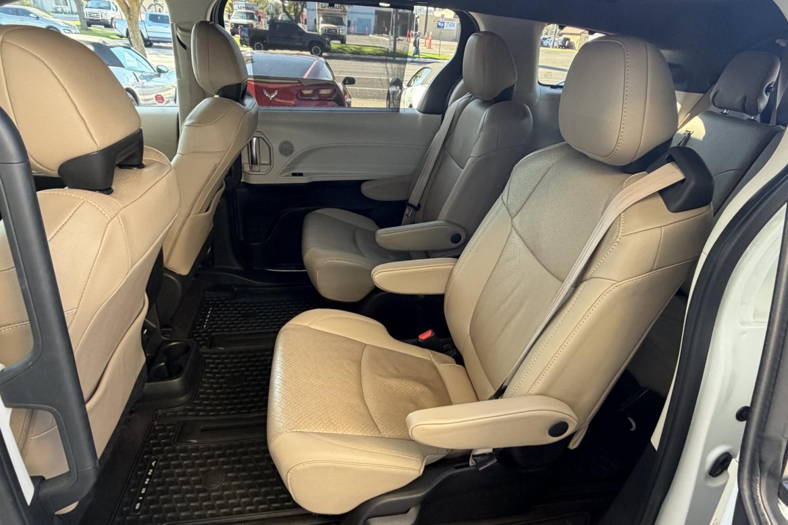 2021 Blizzard Pearl /Tan Toyota Sienna Hybrid Limited (5TDGSKFC1MS) with an 4 Cyl 2.5 Liter Hybrid engine, Automatic transmission, located at 2304 W. Main St., Boise, ID, 83702, (208) 342-7777, 43.622105, -116.218658 - Hard To Find! Great To Own! New Tires Too!- Photo#16