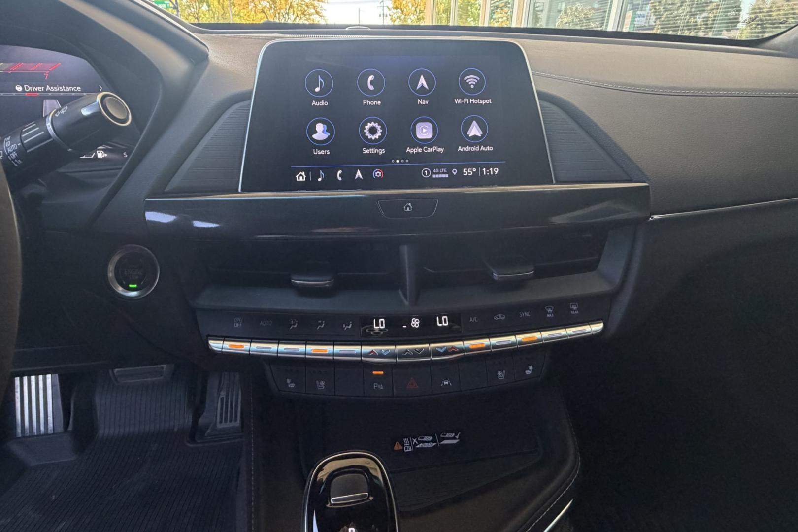2022 Shadow Metallic /Jet Black Cadillac CT4-V Blackwing (1G6D75RP9N0) with an V6 3.6 Liter Twin Turbo engine, Automatic 10 Speed transmission, located at 2304 W. Main St., Boise, ID, 83702, (208) 342-7777, 43.622105, -116.218658 - Highly Optioned Blackwing! 472 Horsepower Twin Turbo V6! Carbon Fiber Package 1 And 2! Massaging Seats Too!- Photo#8
