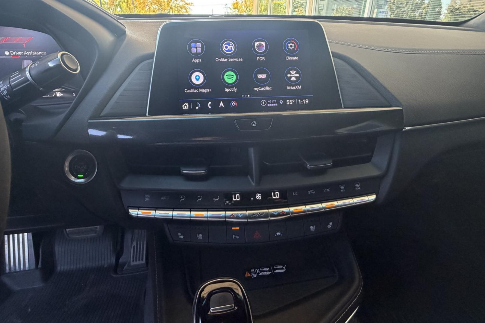 2022 Shadow Metallic /Jet Black Cadillac CT4-V Blackwing (1G6D75RP9N0) with an V6 3.6 Liter Twin Turbo engine, Automatic 10 Speed transmission, located at 2304 W. Main St., Boise, ID, 83702, (208) 342-7777, 43.622105, -116.218658 - Highly Optioned Blackwing! 472 Horsepower Twin Turbo V6! Carbon Fiber Package 1 And 2! Massaging Seats Too!- Photo#9