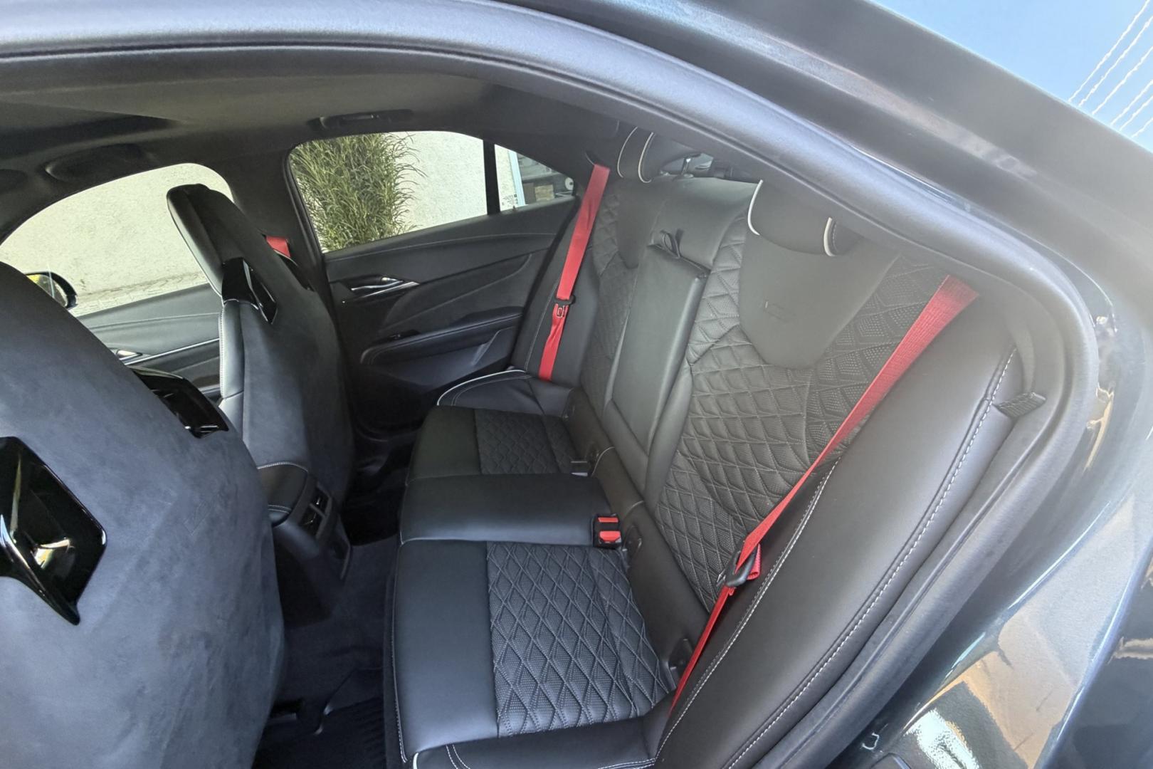 2022 Shadow Metallic /Jet Black Cadillac CT4-V Blackwing (1G6D75RP9N0) with an V6 3.6 Liter Twin Turbo engine, Automatic 10 Speed transmission, located at 2304 W. Main St., Boise, ID, 83702, (208) 342-7777, 43.622105, -116.218658 - Highly Optioned Blackwing! 472 Horsepower Twin Turbo V6! Carbon Fiber Package 1 And 2! Massaging Seats Too!- Photo#13