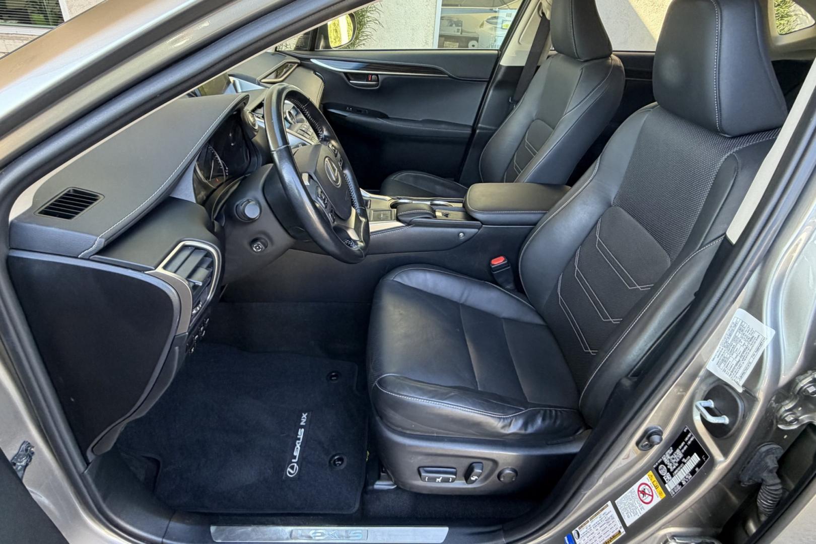 2017 Atomic Silver /Black Lexus NX 200t Luxury (JTJBARBZ7H2) with an 4 Cyl 2.0 Liter Turbo engine, Automatic 6 Speed transmission, located at 2304 W. Main St., Boise, ID, 83702, (208) 342-7777, 43.622105, -116.218658 - Well Optioned! New Tires! Ready To Go!- Photo#11