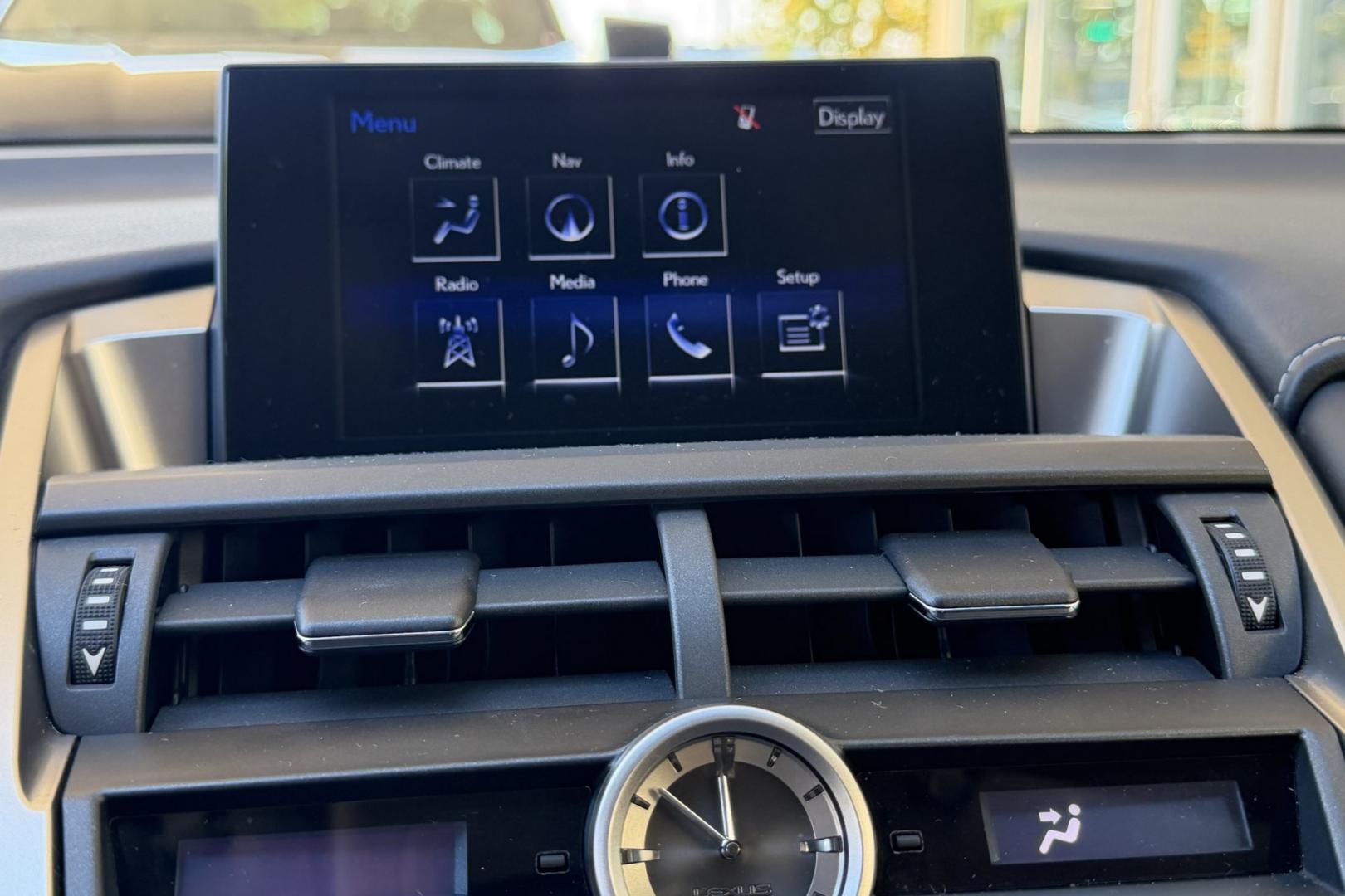 2017 Atomic Silver /Black Lexus NX 200t Luxury (JTJBARBZ7H2) with an 4 Cyl 2.0 Liter Turbo engine, Automatic 6 Speed transmission, located at 2304 W. Main St., Boise, ID, 83702, (208) 342-7777, 43.622105, -116.218658 - Well Optioned! New Tires! Ready To Go!- Photo#16
