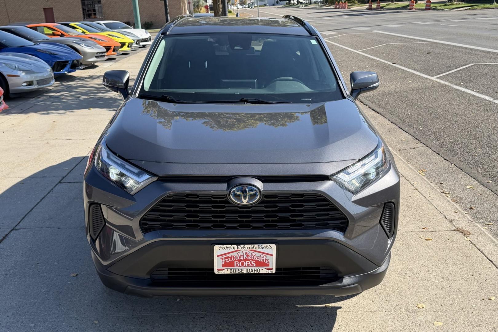 2024 Magnetic Gray /Black Toyota RAV4 Hybrid LE (2T3MWRFV2RW) with an 4 Cyl 2.5 Liter Hybrid engine, Automatic transmission, located at 2304 W. Main St., Boise, ID, 83702, (208) 342-7777, 43.622105, -116.218658 - New Tires! Hybrid! Save Now!- Photo#3