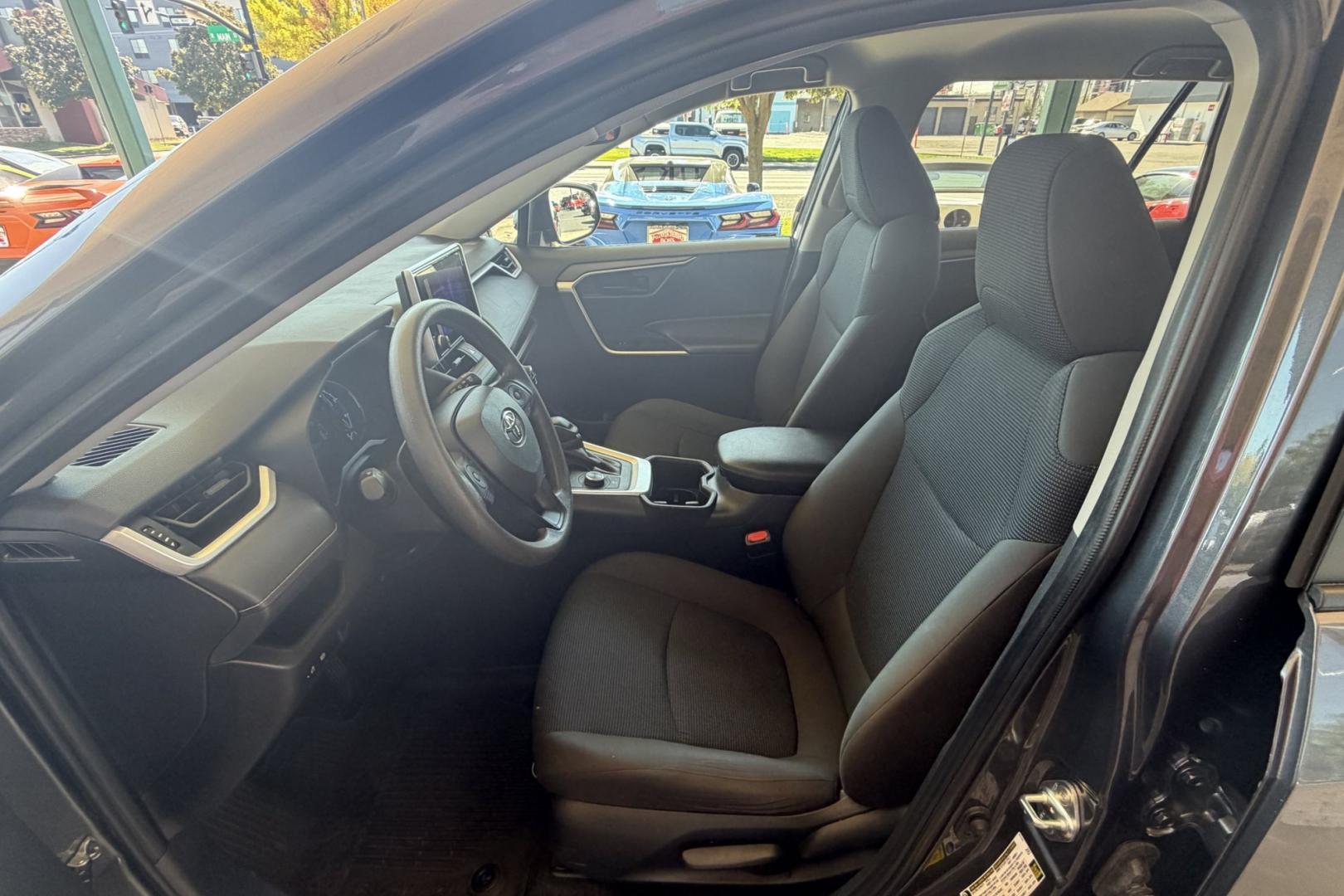 2024 Magnetic Gray /Black Toyota RAV4 Hybrid LE (2T3MWRFV2RW) with an 4 Cyl 2.5 Liter Hybrid engine, Automatic transmission, located at 2304 W. Main St., Boise, ID, 83702, (208) 342-7777, 43.622105, -116.218658 - New Tires! Hybrid! Save Now!- Photo#7