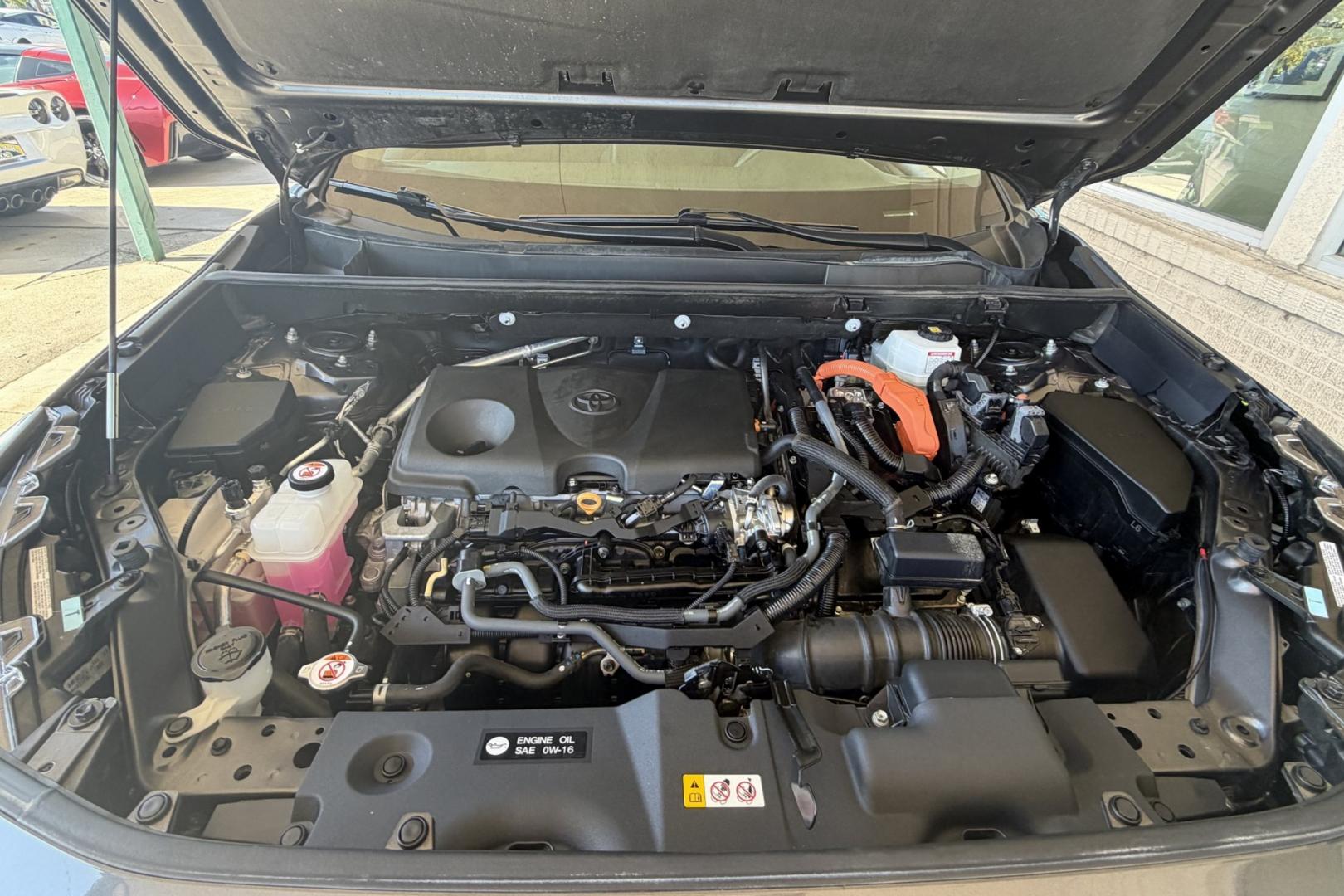 2024 Magnetic Gray /Black Toyota RAV4 Hybrid LE (2T3MWRFV2RW) with an 4 Cyl 2.5 Liter Hybrid engine, Automatic transmission, located at 2304 W. Main St., Boise, ID, 83702, (208) 342-7777, 43.622105, -116.218658 - New Tires! Hybrid! Save Now!- Photo#9