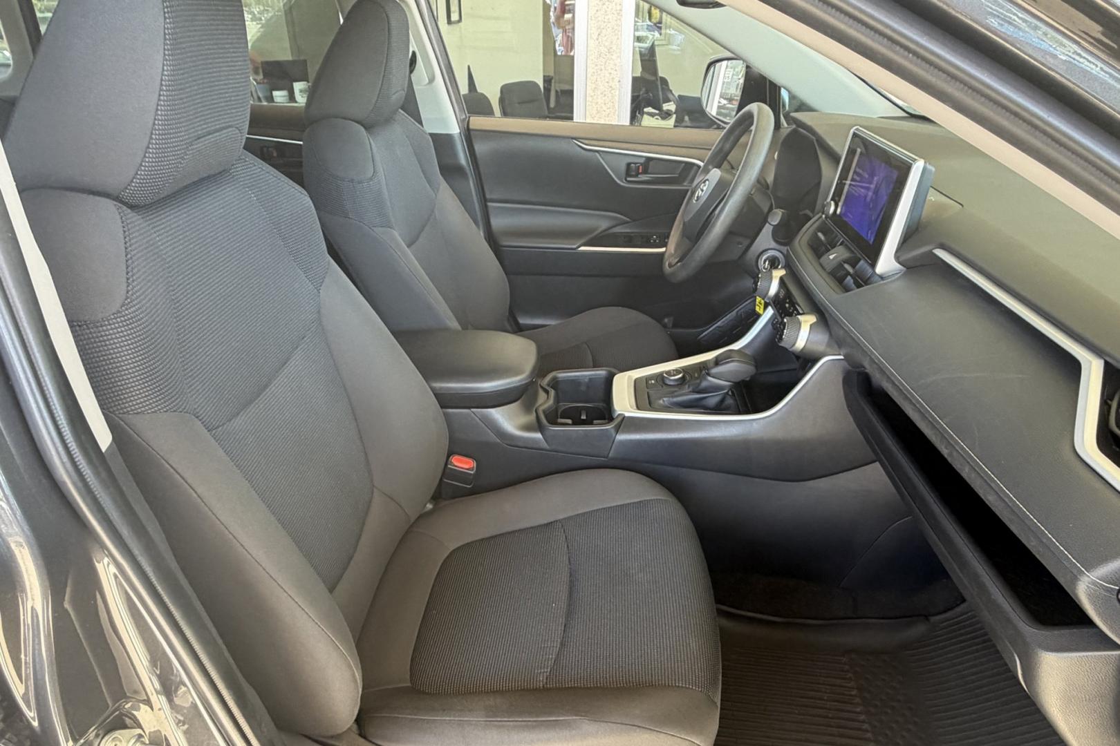 2024 Magnetic Gray /Black Toyota RAV4 Hybrid LE (2T3MWRFV2RW) with an 4 Cyl 2.5 Liter Hybrid engine, Automatic transmission, located at 2304 W. Main St., Boise, ID, 83702, (208) 342-7777, 43.622105, -116.218658 - New Tires! Hybrid! Save Now!- Photo#14