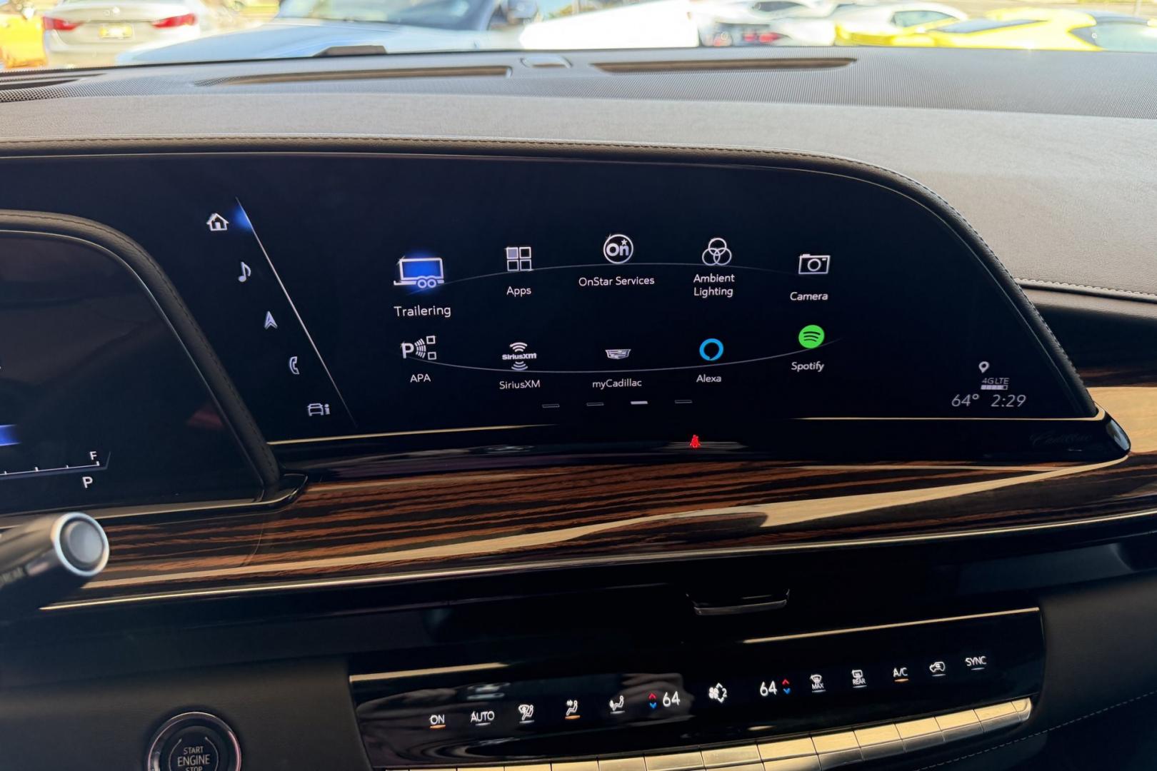 2023 Mat Green /Black Cadillac Escalade ESV Premium Luxury (1GYS4LKL5PR) with an 6.2L V8 OHV 16V FFV engine, Automatic 10 Speed transmission, located at 2304 W. Main St., Boise, ID, 83702, (208) 342-7777, 43.622105, -116.218658 - New Tires! Highly Optioned And Comfortable!- Photo#14