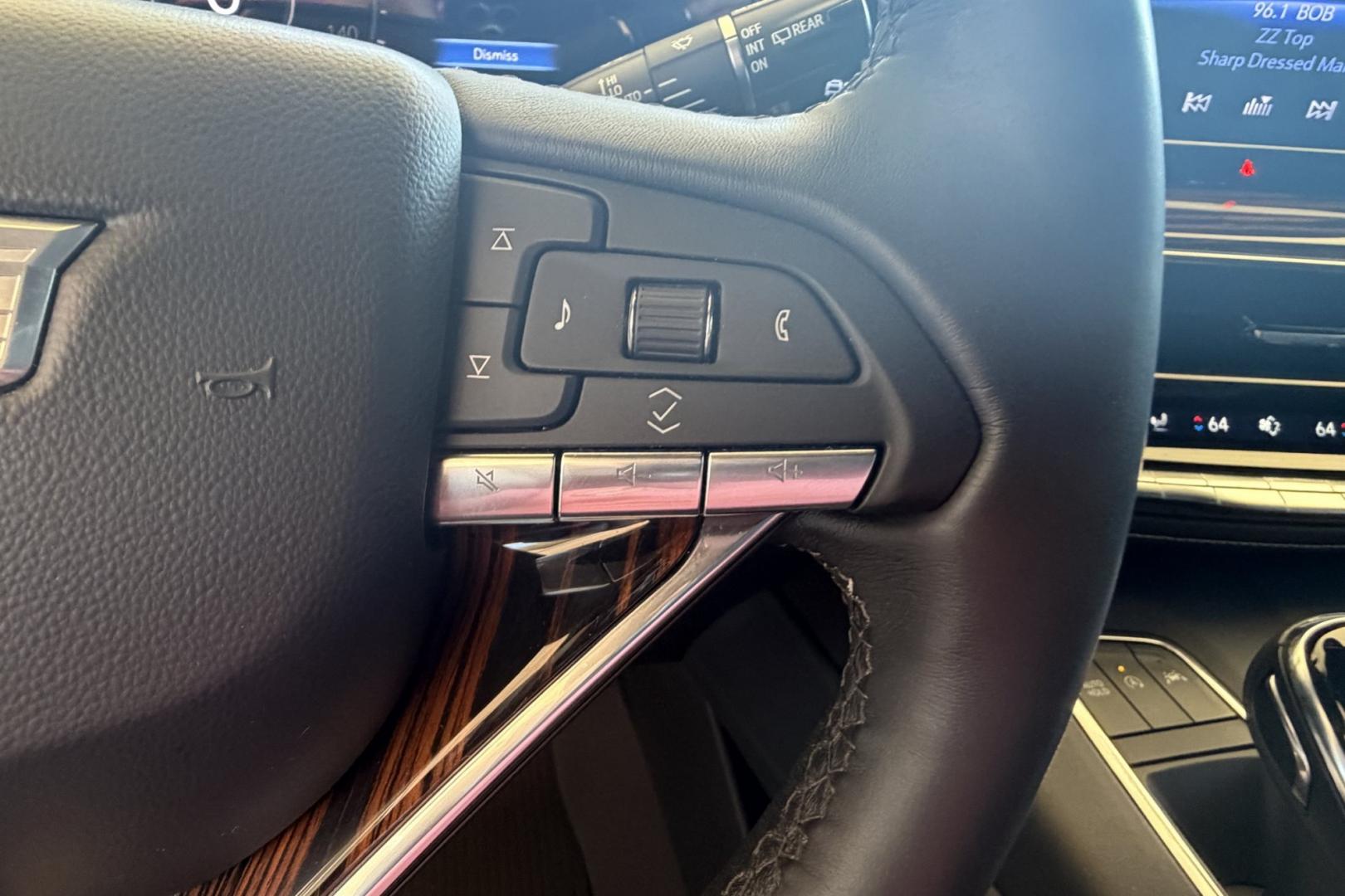 2023 Mat Green /Black Cadillac Escalade ESV Premium Luxury (1GYS4LKL5PR) with an 6.2L V8 OHV 16V FFV engine, Automatic 10 Speed transmission, located at 2304 W. Main St., Boise, ID, 83702, (208) 342-7777, 43.622105, -116.218658 - New Tires! Highly Optioned And Comfortable!- Photo#19
