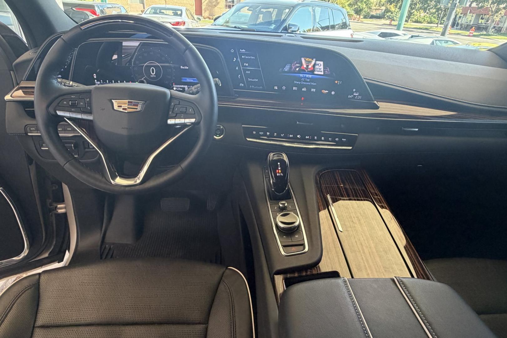 2023 Mat Green /Black Cadillac Escalade ESV Premium Luxury (1GYS4LKL5PR) with an 6.2L V8 OHV 16V FFV engine, Automatic 10 Speed transmission, located at 2304 W. Main St., Boise, ID, 83702, (208) 342-7777, 43.622105, -116.218658 - New Tires! Highly Optioned And Comfortable!- Photo#24