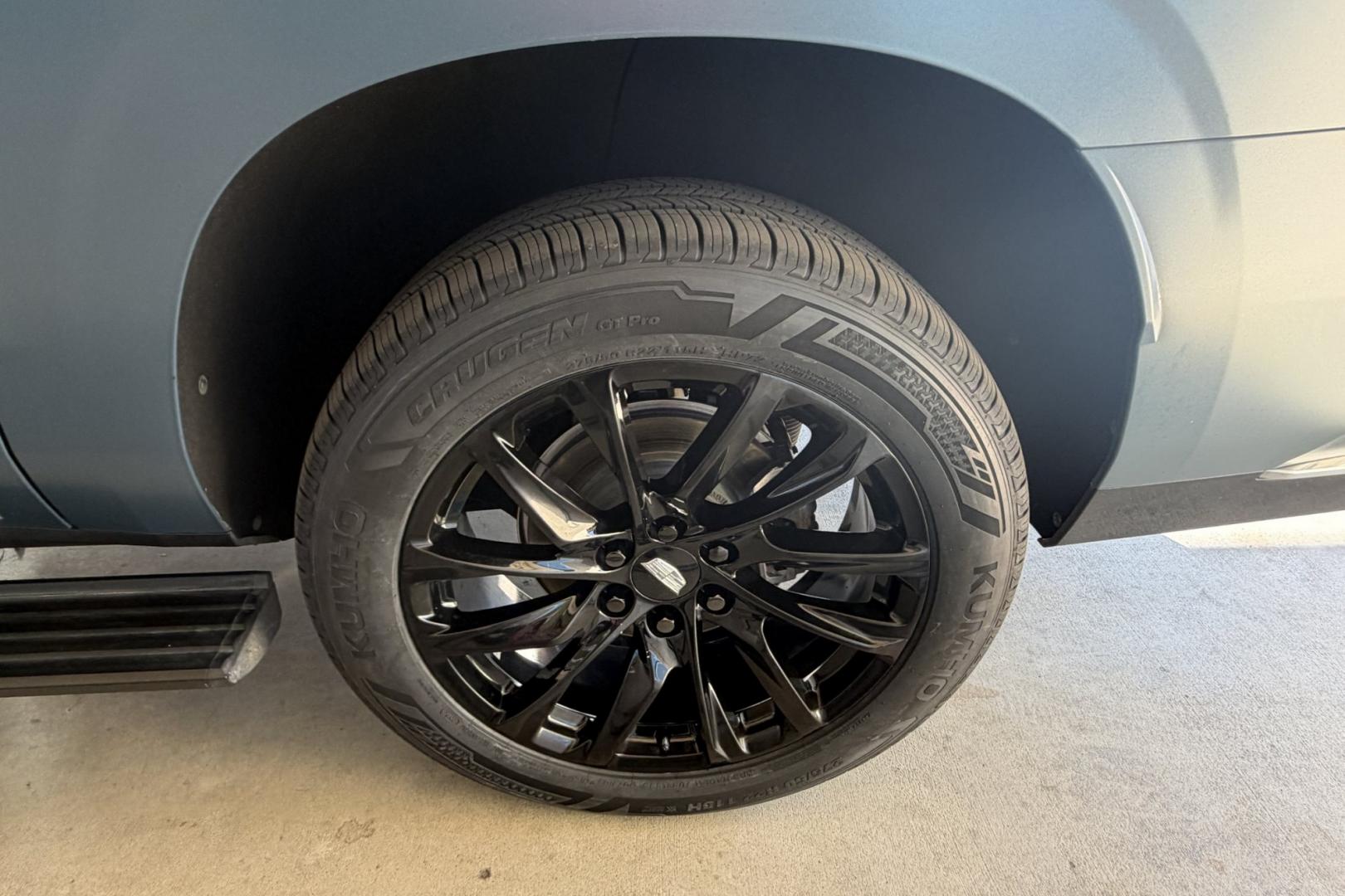 2023 Mat Green /Black Cadillac Escalade ESV Premium Luxury (1GYS4LKL5PR) with an 6.2L V8 OHV 16V FFV engine, Automatic 10 Speed transmission, located at 2304 W. Main St., Boise, ID, 83702, (208) 342-7777, 43.622105, -116.218658 - New Tires! Highly Optioned And Comfortable!- Photo#26
