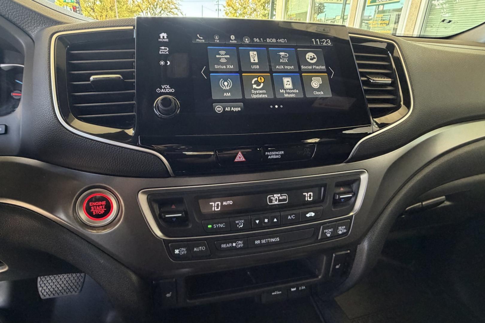 2020 Black /Black Honda Passport EX-L (5FNYF8H5XLB) with an V6 3.5 Liter engine, Automatic 6 Speed transmission, located at 2304 W. Main St., Boise, ID, 83702, (208) 342-7777, 43.622105, -116.218658 - New Tires! All Wheel Drive! Nicely Optioned!- Photo#18