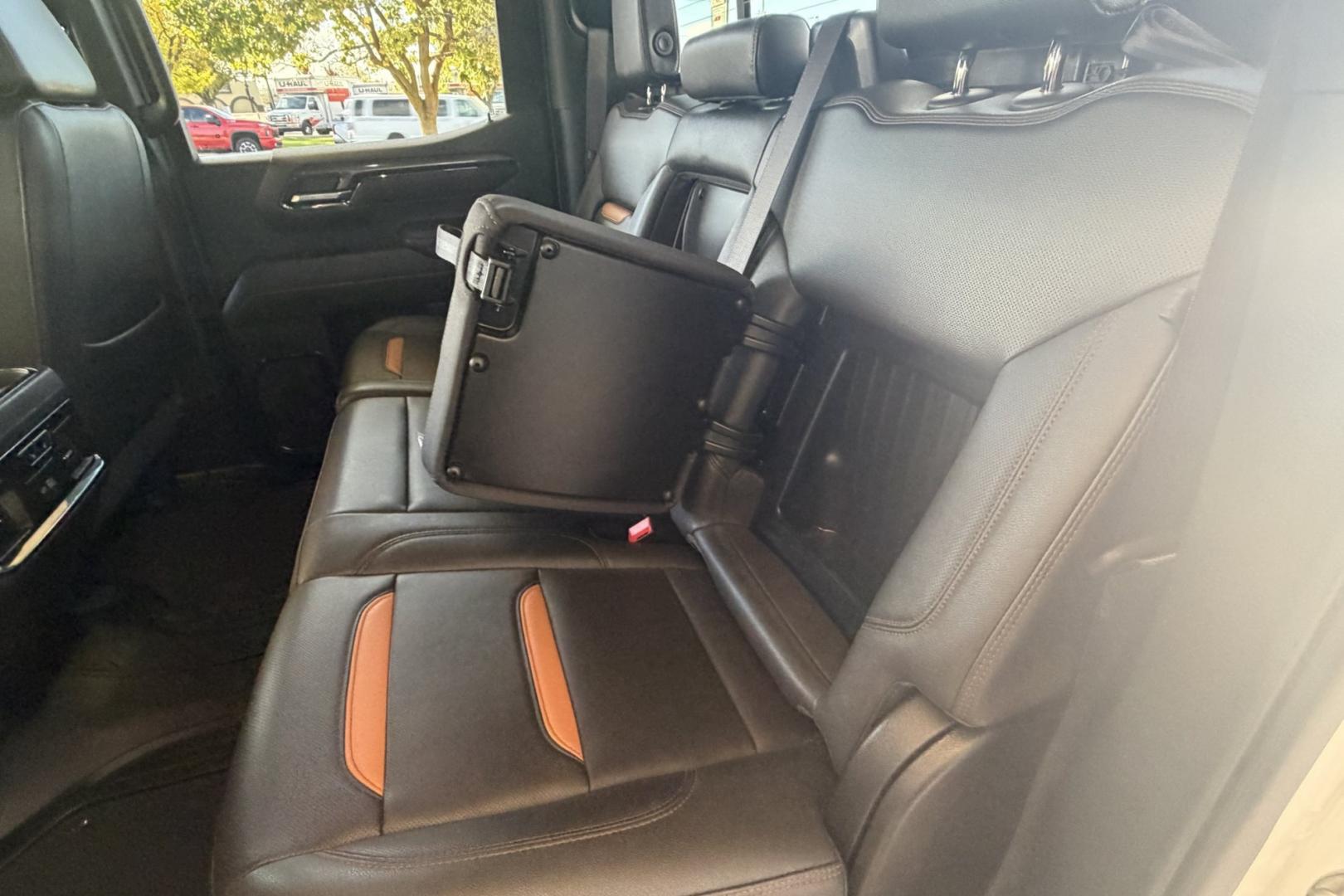 2025 Summit White /Black GMC Sierra 1500 AT4 (1GTUUEE85SZ) with an 6 Cyl 3.0 Liter Duramax Turbo Diesel engine, Automatic 10 Speed transmission, located at 2304 W. Main St., Boise, ID, 83702, (208) 342-7777, 43.622105, -116.218658 - New Tires! Remaining Factory Warranty! Nice Ride!- Photo#18