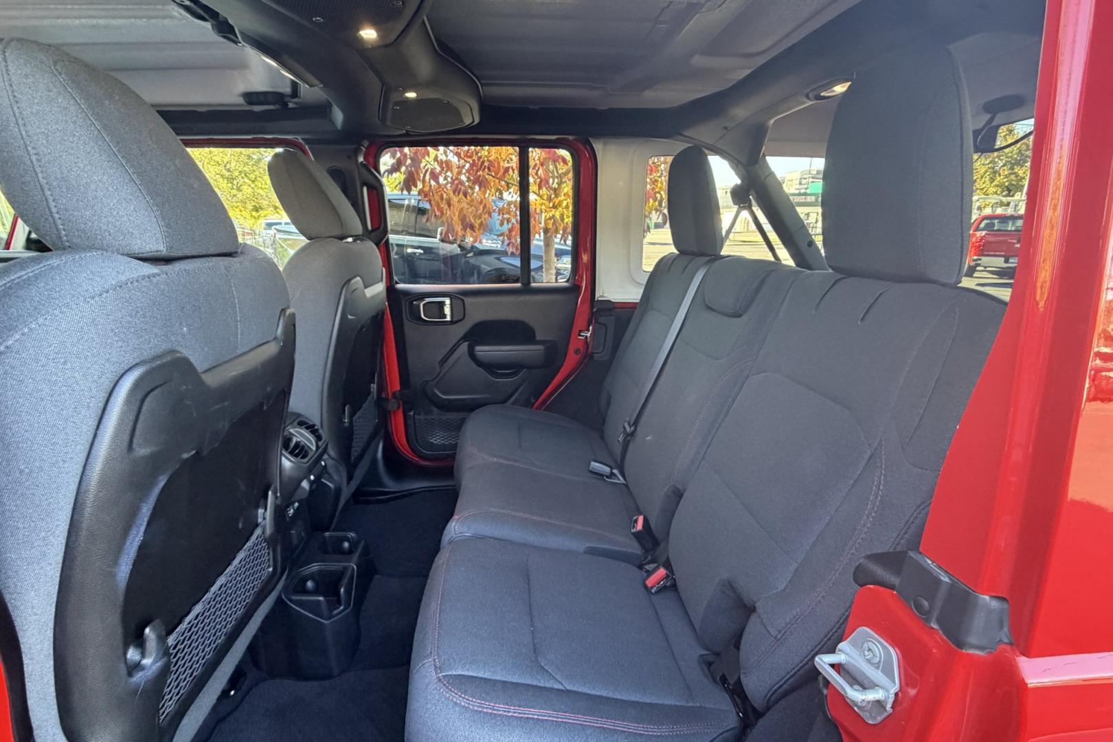 2025 Firecracker Red /Black Jeep Wrangler Unlimited Rubicon (1C4PJXFN5SW) with an 4 Cyl 2.0 Liter Turbo engine, Automatic 8 Speed transmission, located at 2304 W. Main St., Boise, ID, 83702, (208) 342-7777, 43.622105, -116.218658 - Rubicon With Hard Top! Ready For Adventure!- Photo#15