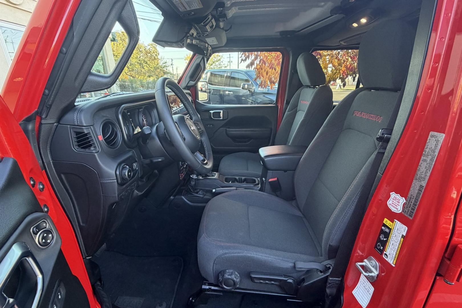 2025 Firecracker Red /Black Jeep Wrangler Unlimited Rubicon (1C4PJXFN5SW) with an 4 Cyl 2.0 Liter Turbo engine, Automatic 8 Speed transmission, located at 2304 W. Main St., Boise, ID, 83702, (208) 342-7777, 43.622105, -116.218658 - Rubicon With Hard Top! Ready For Adventure!- Photo#14