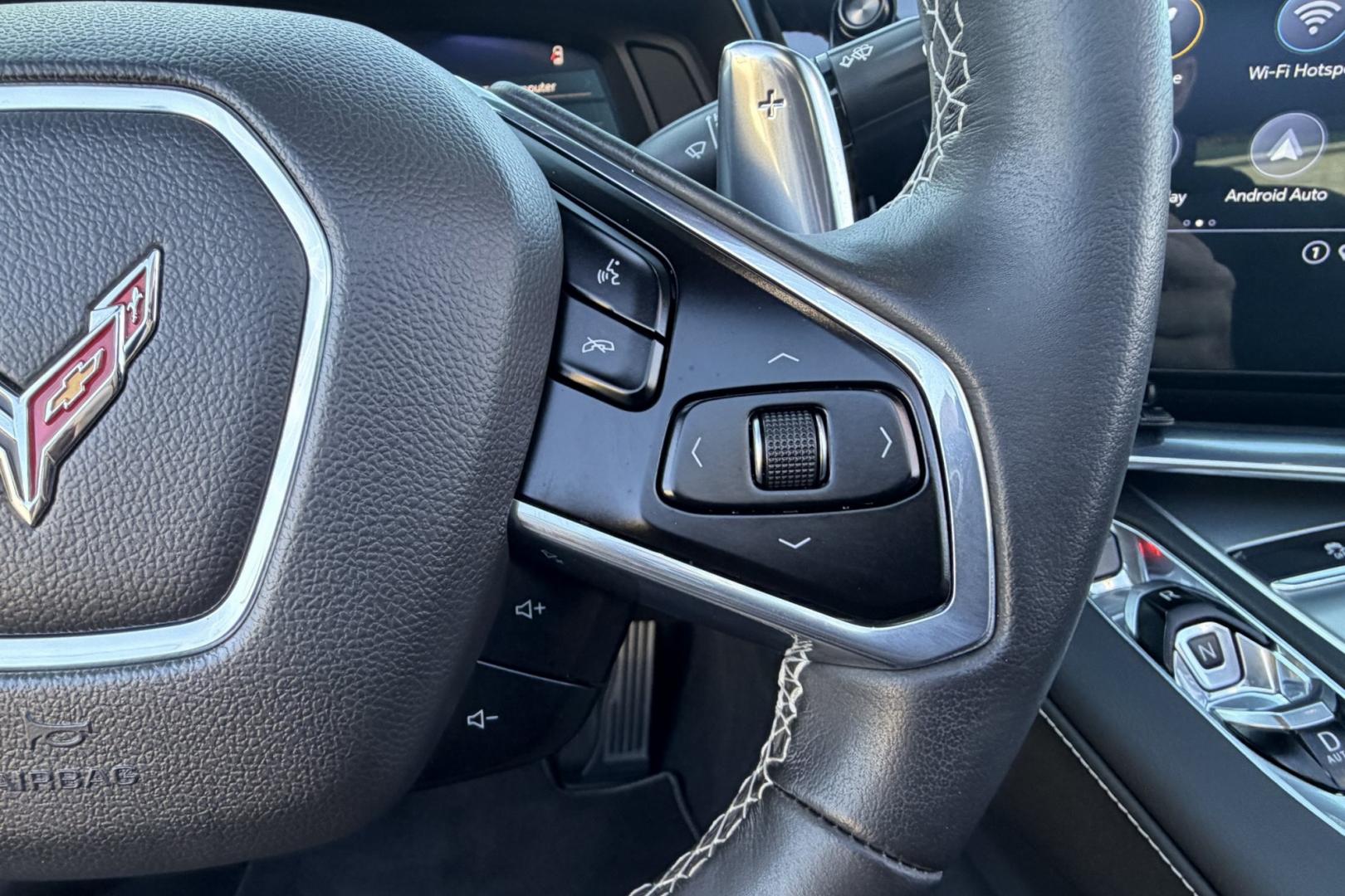 2021 Black /Jet Black Chevrolet Corvette Coupe (1G1YA2D41M5) with an V8 6.2 Liter engine, Automatic 8 Speed transmission, located at 2304 W. Main St., Boise, ID, 83702, (208) 342-7777, 43.622105, -116.218658 - Stunning, Low Mileage Corvette Stingray Coupe!- Photo#7