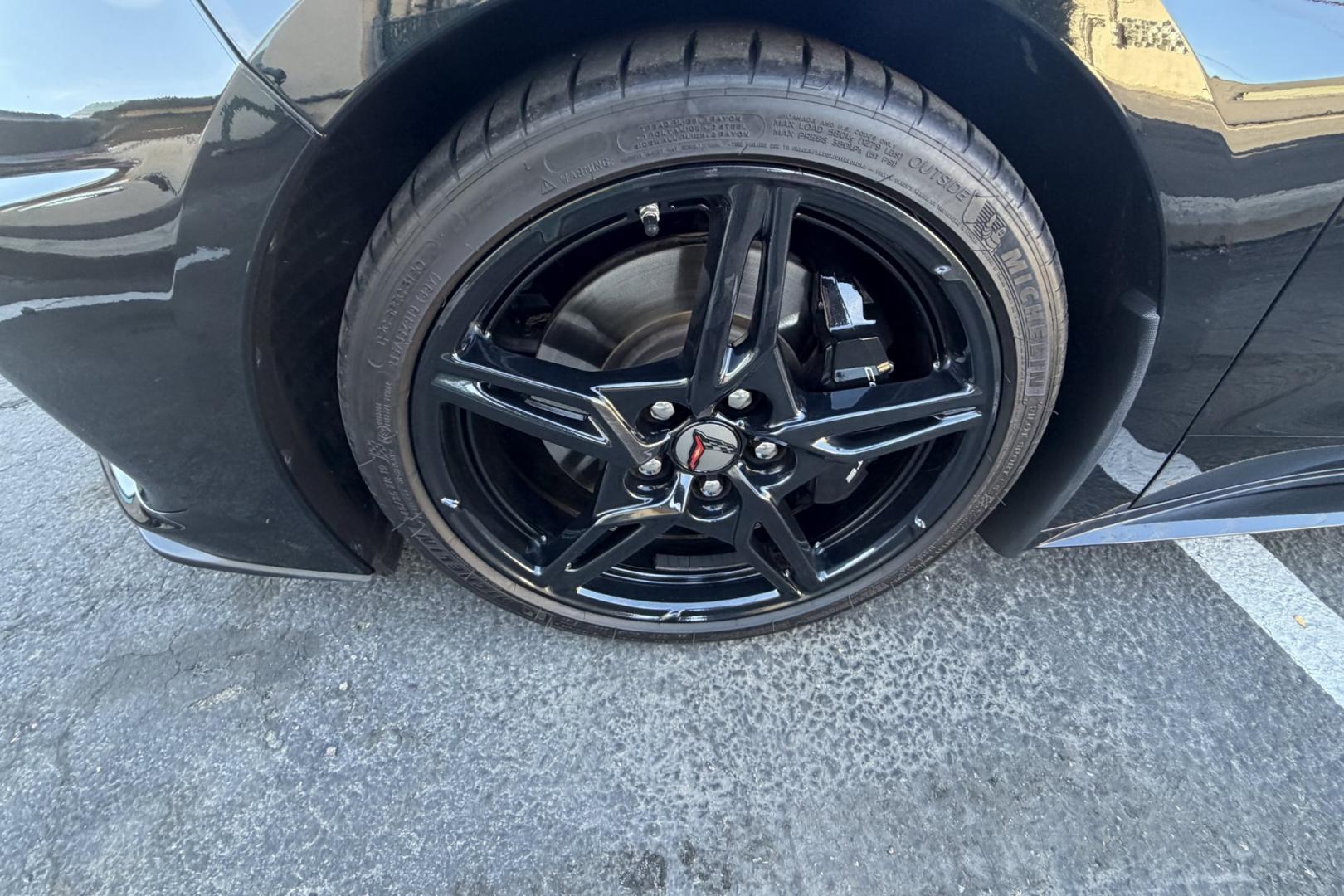 2021 Black /Jet Black Chevrolet Corvette Coupe (1G1YA2D41M5) with an V8 6.2 Liter engine, Automatic 8 Speed transmission, located at 2304 W. Main St., Boise, ID, 83702, (208) 342-7777, 43.622105, -116.218658 - Stunning, Low Mileage Corvette Stingray Coupe!- Photo#12