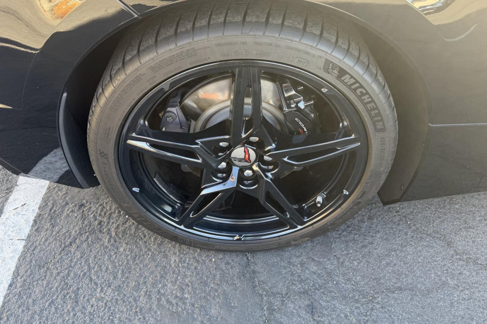 2021 Black /Jet Black Chevrolet Corvette Coupe (1G1YA2D41M5) with an V8 6.2 Liter engine, Automatic 8 Speed transmission, located at 2304 W. Main St., Boise, ID, 83702, (208) 342-7777, 43.622105, -116.218658 - Stunning, Low Mileage Corvette Stingray Coupe!- Photo#14