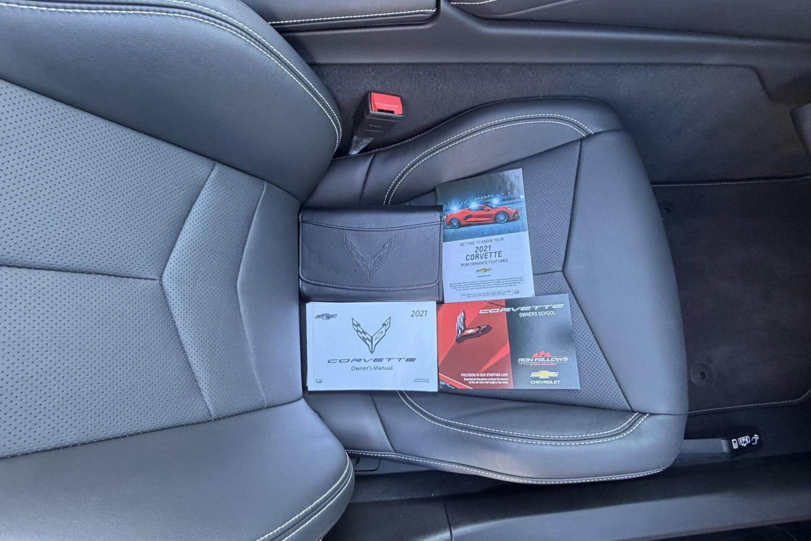 2021 Black /Jet Black Chevrolet Corvette Coupe (1G1YA2D41M5) with an V8 6.2 Liter engine, Automatic 8 Speed transmission, located at 2304 W. Main St., Boise, ID, 83702, (208) 342-7777, 43.622105, -116.218658 - Stunning, Low Mileage Corvette Stingray Coupe!- Photo#19