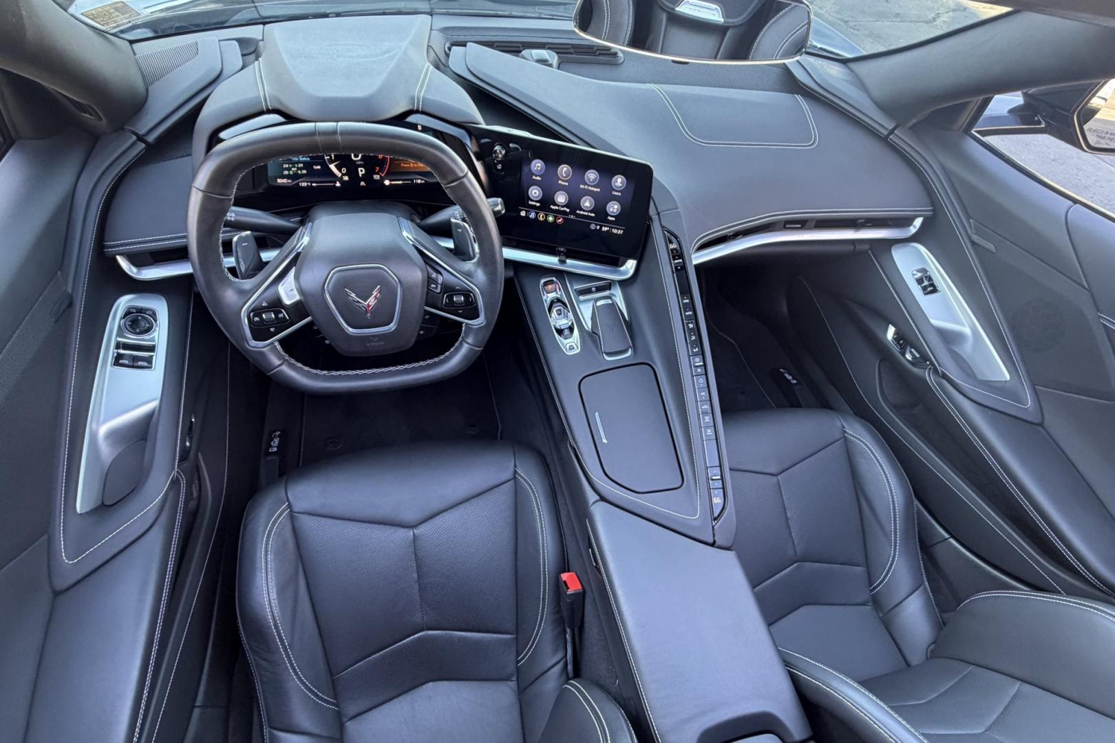 2021 Black /Jet Black Chevrolet Corvette Coupe (1G1YA2D41M5) with an V8 6.2 Liter engine, Automatic 8 Speed transmission, located at 2304 W. Main St., Boise, ID, 83702, (208) 342-7777, 43.622105, -116.218658 - Stunning, Low Mileage Corvette Stingray Coupe!- Photo#20