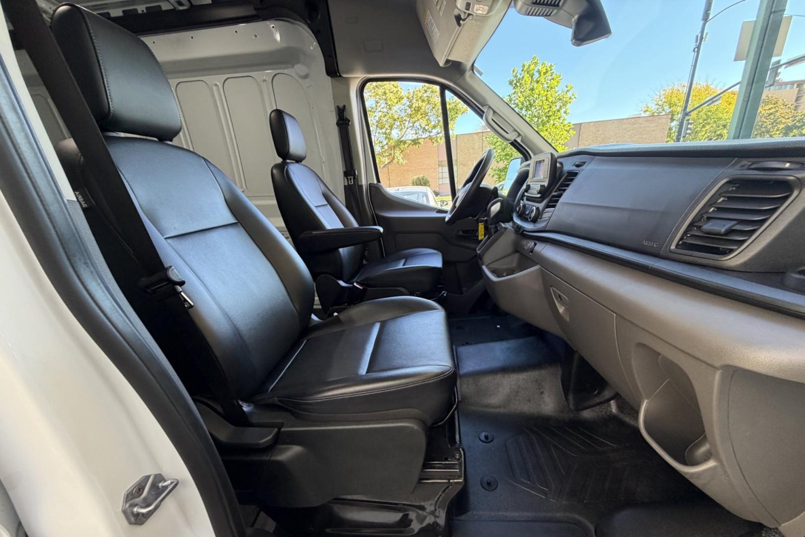 2025 Oxford White /Black Ford Transit 250 Van Med. Roof w/Sliding Pass. 148-in. WB (1FTBR2C84SK) with an V6 3.5 Liter engine, Automatic 10 Speed transmission, located at 2304 W. Main St., Boise, ID, 83702, (208) 342-7777, 43.622105, -116.218658 - All Wheel Drive!- Photo#14