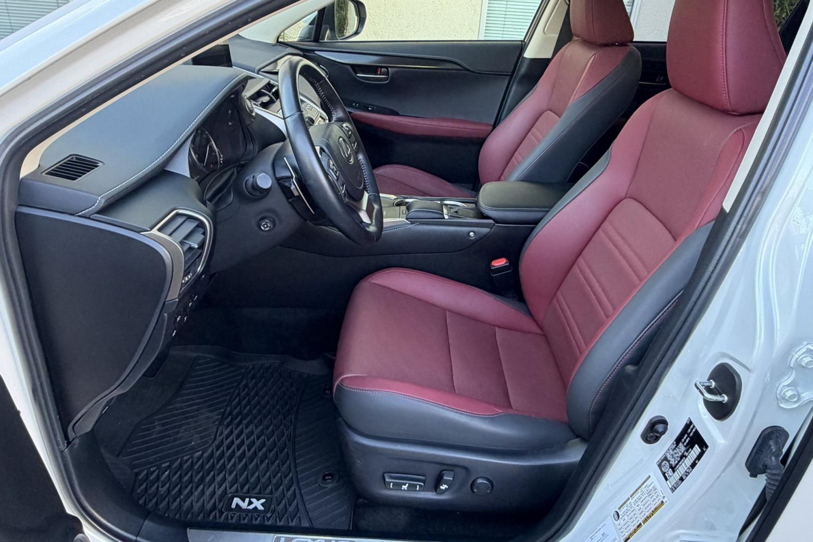 2021 Eminent White Pearl /Red Lexus NX 300 Luxury (JTJGARDZXM5) with an 4 Cyl 2.0 Liter Turbo engine, Automatic 6 Speed transmission, located at 2304 W. Main St., Boise, ID, 83702, (208) 342-7777, 43.622105, -116.218658 - Highly Optioned! Clean! All Wheel Drive With 18k Miles!- Photo#7