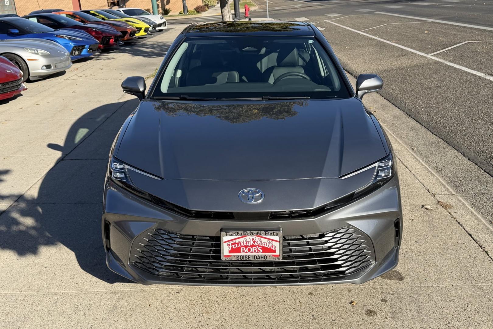 2025 Heavy Metal /Gray Toyota Camry Hybrid XLE (4T1DBADK1SU) with an 4 Cyl 2.5 Liter engine, Automatic transmission, located at 2304 W. Main St., Boise, ID, 83702, (208) 342-7777, 43.622105, -116.218658 - All Wheel Drive! Hybrid! Remaining Factory Warranty!- Photo#3