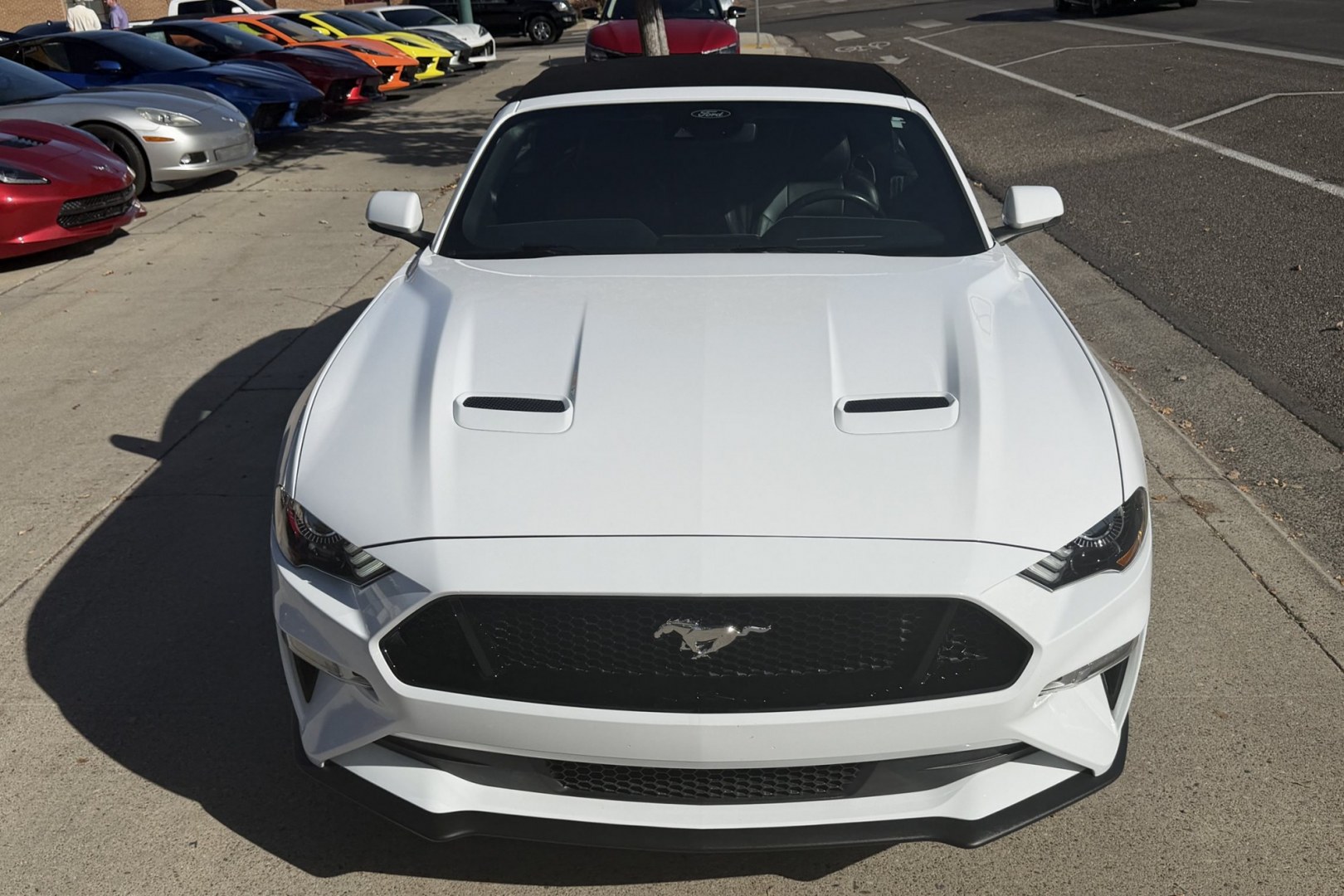 2023 Oxford White /Ebony Leather Ford Mustang GT Premium (1FATP8FF7P5) with an V8 5.0 Liter engine, Automatic 10 Speed transmission, located at 2304 W. Main St., Boise, ID, 83702, (208) 342-7777, 43.622105, -116.218658 - Stunning, Low Mileage GT Premium! Only 4,600 Miles!- Photo#25