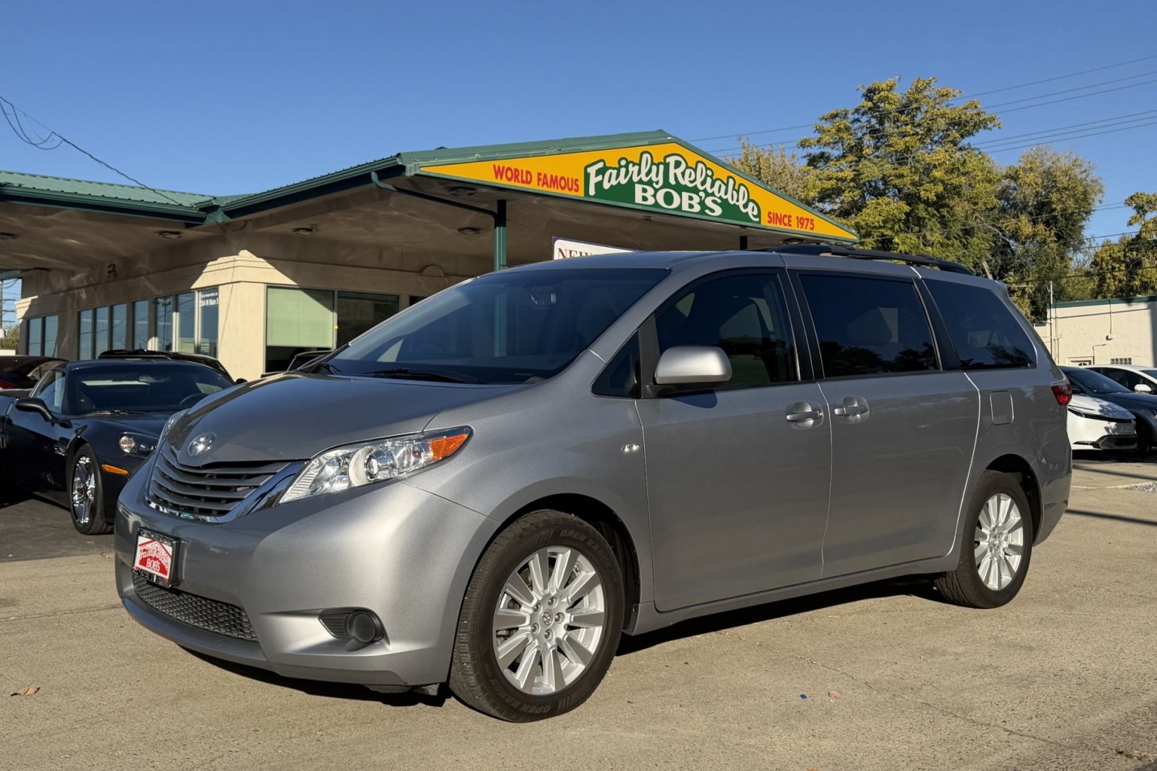 2017 Predawn Gray Mica /Gray Toyota Sienna LE 7-Passenger AWD (5TDJZ3DC8HS) with an 3.5L V6 EFI DOHC 24V engine, Automatic 8 Speed transmission, located at 2304 W. Main St., Boise, ID, 83702, (208) 342-7777, 43.622105, -116.218658 - Idaho Owned All Wheel Drive Toyota Sienna!- Photo#0