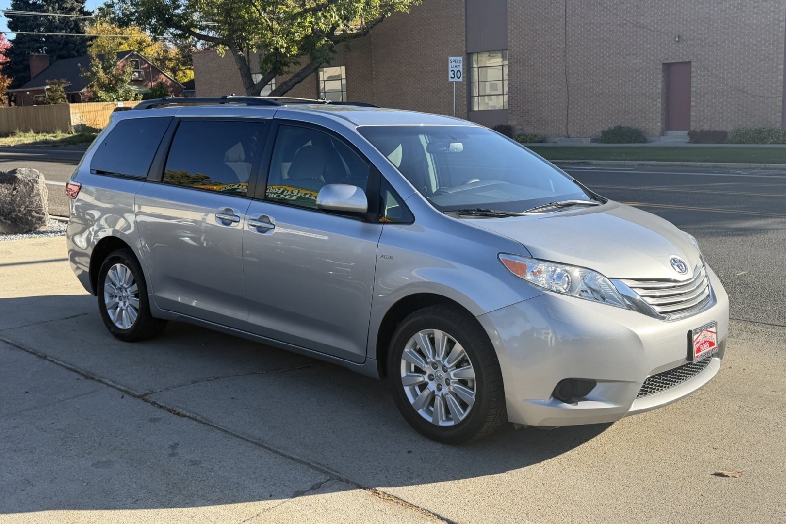 2017 Predawn Gray Mica /Gray Toyota Sienna LE 7-Passenger AWD (5TDJZ3DC8HS) with an 3.5L V6 EFI DOHC 24V engine, Automatic 8 Speed transmission, located at 2304 W. Main St., Boise, ID, 83702, (208) 342-7777, 43.622105, -116.218658 - Idaho Owned All Wheel Drive Toyota Sienna!- Photo#2