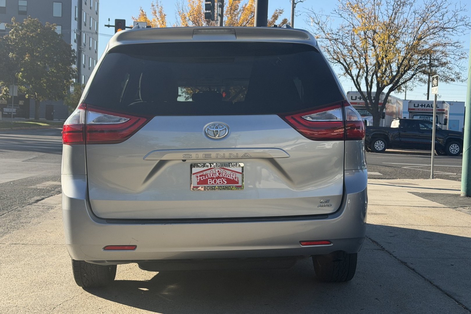 2017 Predawn Gray Mica /Gray Toyota Sienna LE 7-Passenger AWD (5TDJZ3DC8HS) with an 3.5L V6 EFI DOHC 24V engine, Automatic 8 Speed transmission, located at 2304 W. Main St., Boise, ID, 83702, (208) 342-7777, 43.622105, -116.218658 - Idaho Owned All Wheel Drive Toyota Sienna!- Photo#1