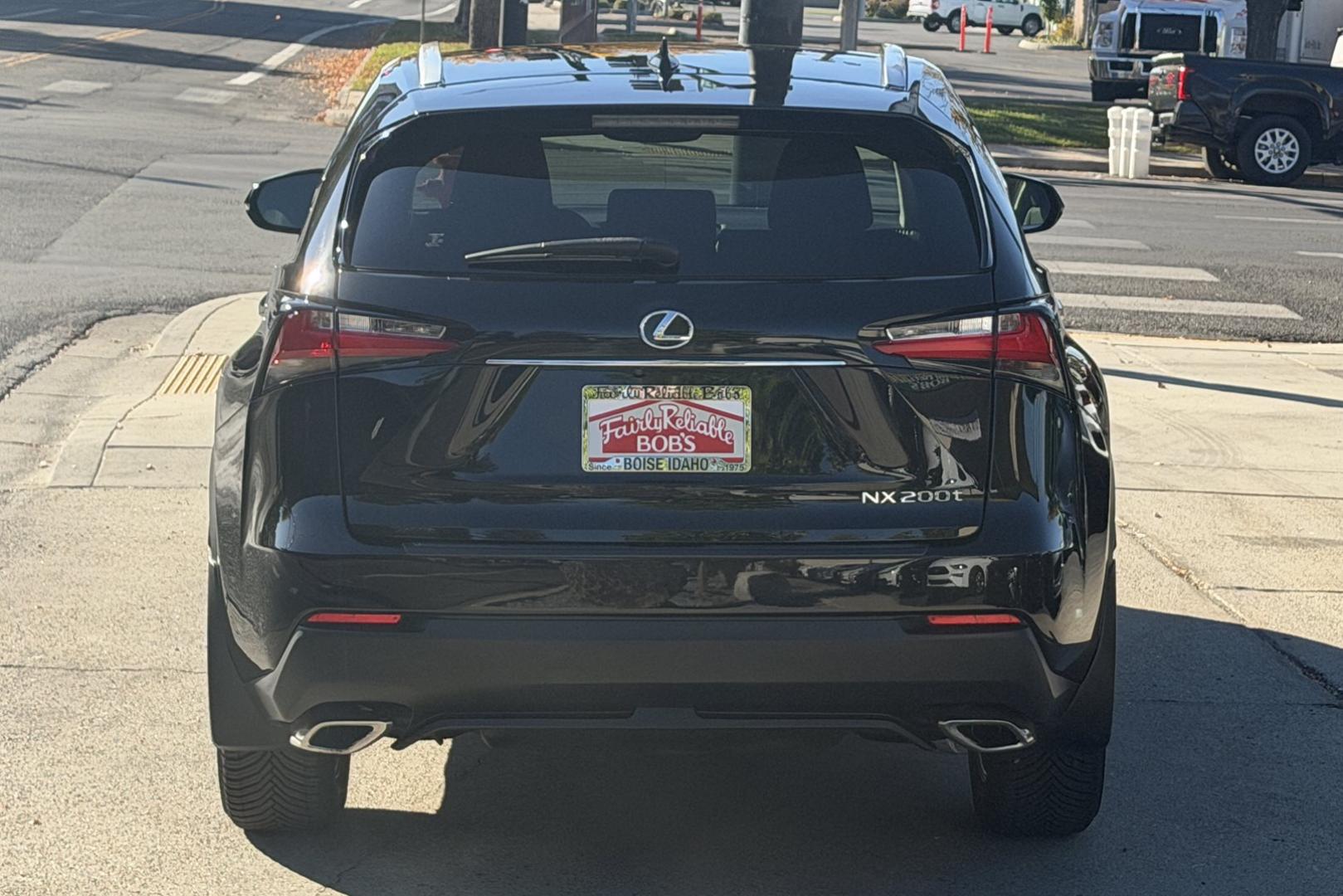 2015 Starlight Black Metallic /Black Lexus NX 200t All Wheel Drive (JTJBARBZ6F2) with an 4 Cyl 2.0 Liter Turbo engine, Automatic 6 Speed transmission, located at 2304 W. Main St., Boise, ID, 83702, (208) 342-7777, 43.622105, -116.218658 - Heated Seats, Heated Steering Wheel, Low Mileage, All Wheel Drive Lexus!- Photo#1