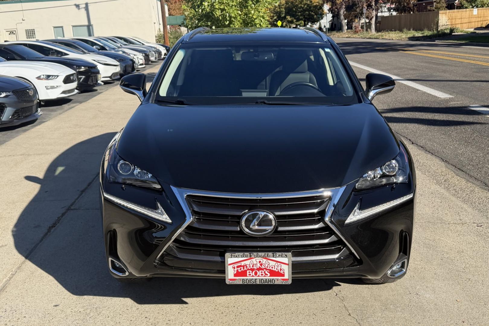 2015 Starlight Black Metallic /Black Lexus NX 200t All Wheel Drive (JTJBARBZ6F2) with an 4 Cyl 2.0 Liter Turbo engine, Automatic 6 Speed transmission, located at 2304 W. Main St., Boise, ID, 83702, (208) 342-7777, 43.622105, -116.218658 - Heated Seats, Heated Steering Wheel, Low Mileage, All Wheel Drive Lexus!- Photo#3