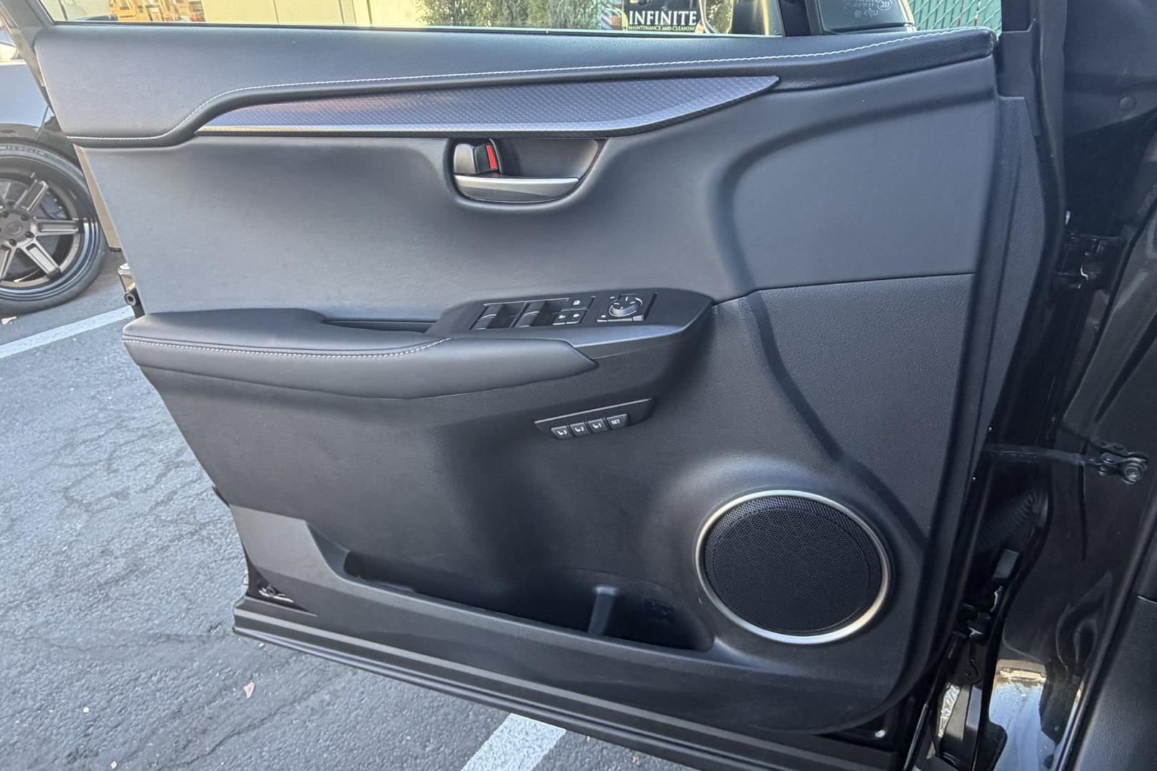 2015 Starlight Black Metallic /Black Lexus NX 200t All Wheel Drive (JTJBARBZ6F2) with an 4 Cyl 2.0 Liter Turbo engine, Automatic 6 Speed transmission, located at 2304 W. Main St., Boise, ID, 83702, (208) 342-7777, 43.622105, -116.218658 - Heated Seats, Heated Steering Wheel, Low Mileage, All Wheel Drive Lexus!- Photo#7