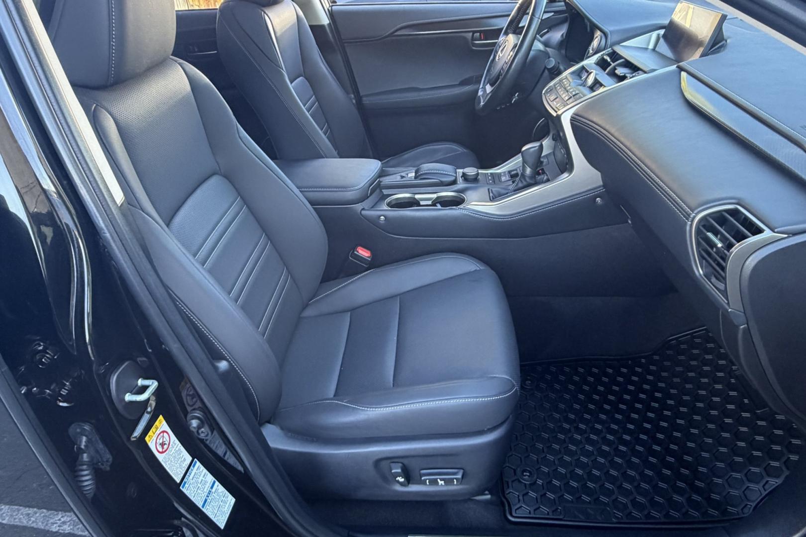 2015 Starlight Black Metallic /Black Lexus NX 200t All Wheel Drive (JTJBARBZ6F2) with an 4 Cyl 2.0 Liter Turbo engine, Automatic 6 Speed transmission, located at 2304 W. Main St., Boise, ID, 83702, (208) 342-7777, 43.622105, -116.218658 - Heated Seats, Heated Steering Wheel, Low Mileage, All Wheel Drive Lexus!- Photo#18