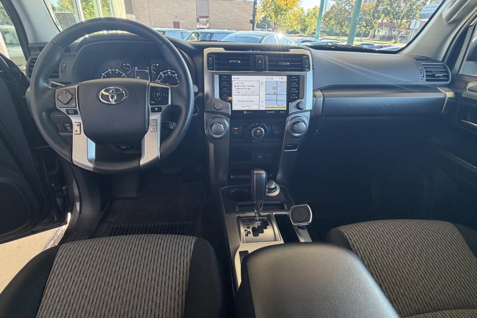 2023 Magnetic Gray /Black Toyota 4Runner SR5 (JTEMU5JR6P6) with an V6 4.0 Liter engine, Automatic 5 Speed transmission, located at 2304 W. Main St., Boise, ID, 83702, (208) 342-7777, 43.622105, -116.218658 - Legendary 4Runner! Ready To Go! 7 Passenger!- Photo#14