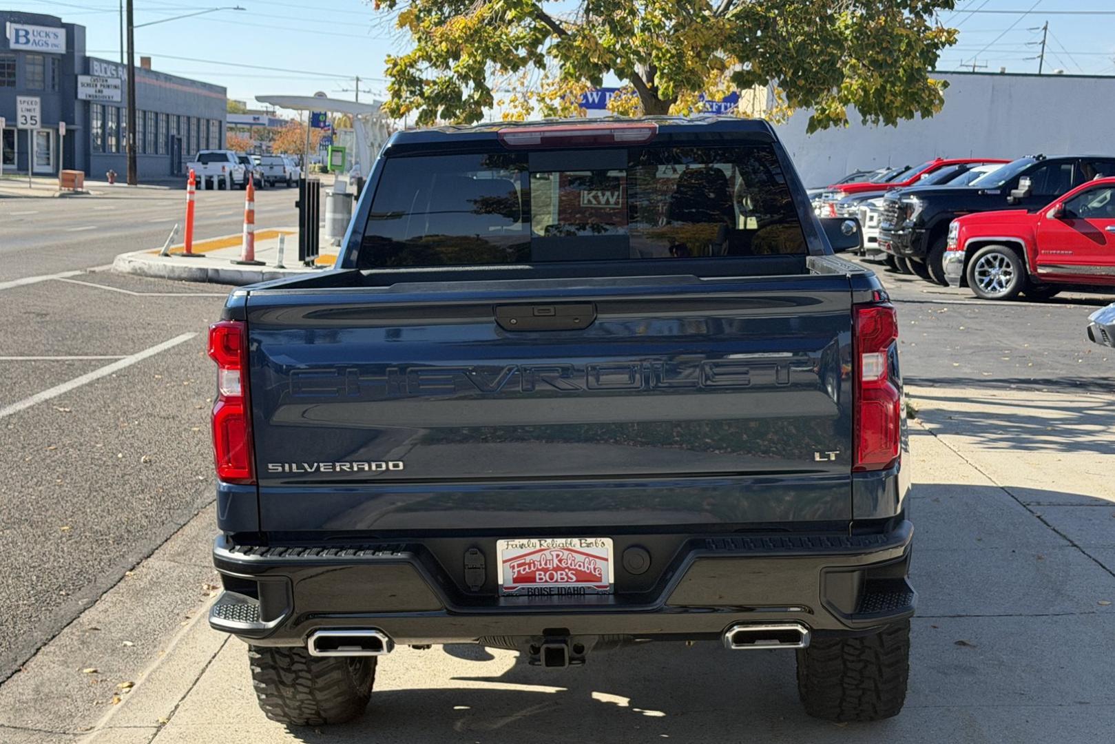 2019 Northsky Blue Metallic /Jet Black Chevrolet Silverado 1500 LT Z/71 Trail Boss (1GCPYFED6KZ) with an V8 5.3 Liter engine, Automatic 6 Speed transmission, located at 2304 W. Main St., Boise, ID, 83702, (208) 342-7777, 43.622105, -116.218658 - New Tires! Well Cared For And Clean!- Photo#2