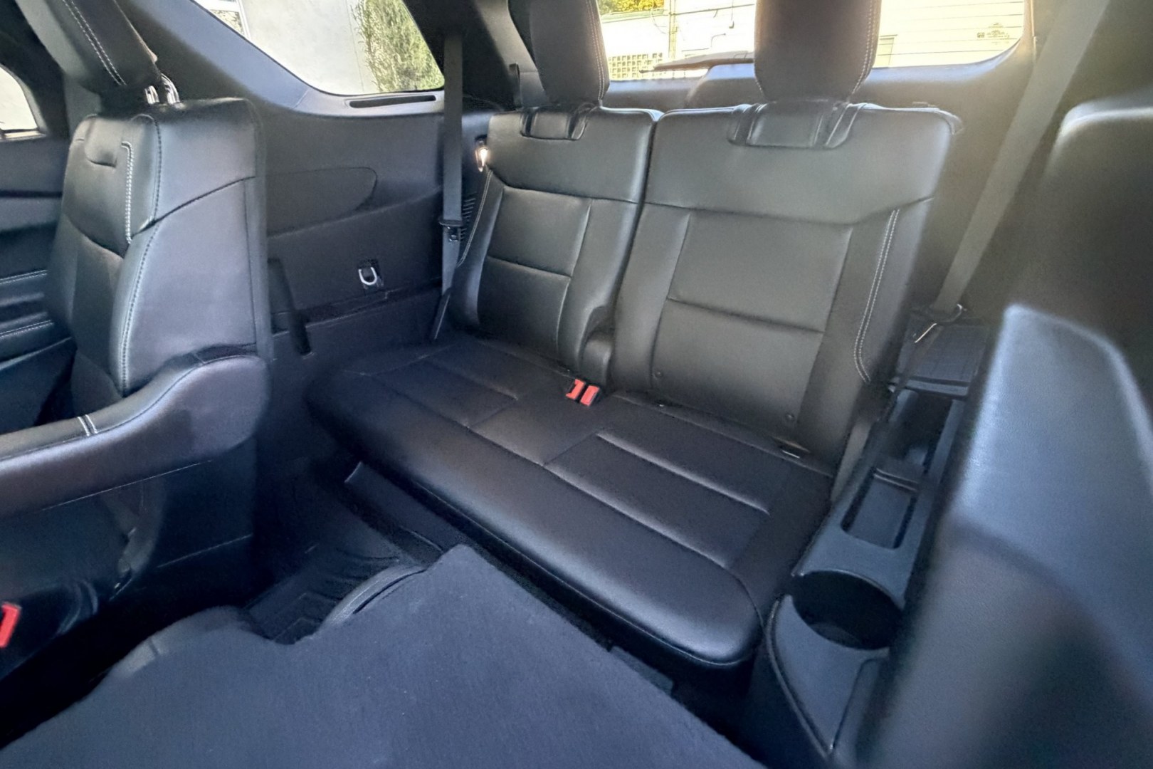 2023 Star White Metallic /Ebony Ford Explorer ST (1FM5K8GC9PG) with an V6 3.0 Liter Twin Turbo engine, Automatic 10 Speed transmission, located at 2304 W. Main St., Boise, ID, 83702, (208) 342-7777, 43.622105, -116.218658 - Highly Optioned! New Tires! Ready To Go! Power 3rd Row Seating!- Photo#17