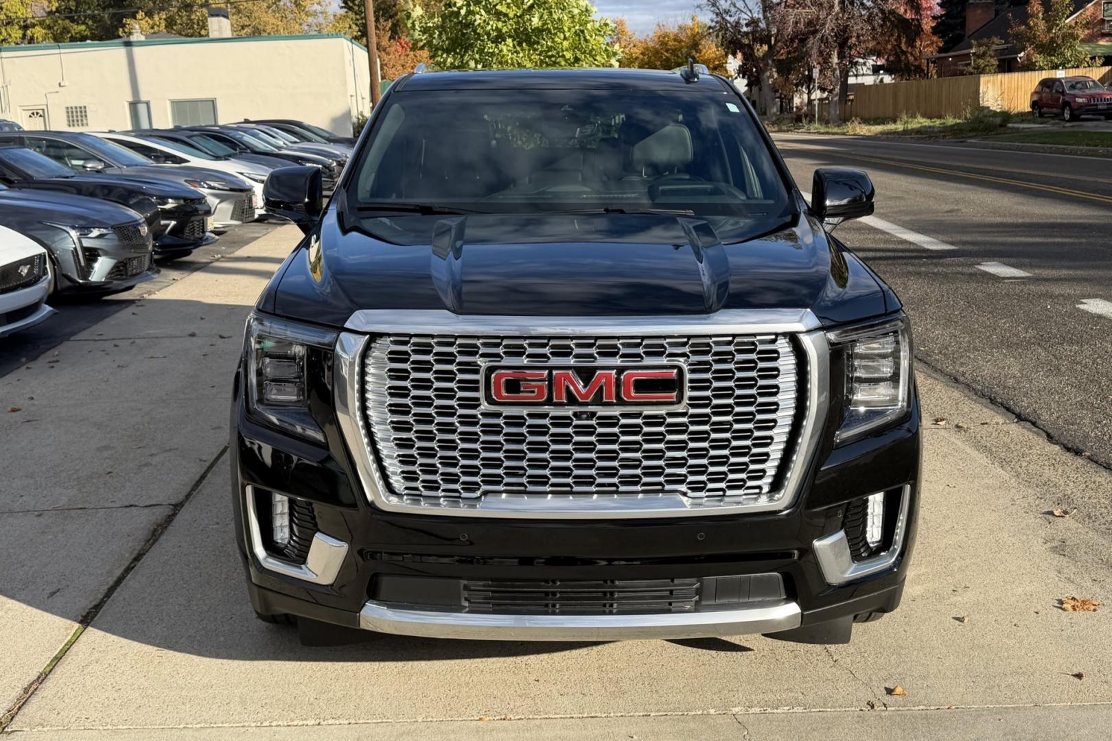 2023 Black /Jet Black GMC Yukon Denali (1GKS2DKL2PR) with an V8 6.2 Liter engine, Automatic 10 Speed transmission, located at 2304 W. Main St., Boise, ID, 83702, (208) 342-7777, 43.622105, -116.218658 - Highly Optioned Denali! Loaded With Safety, Comfort And Performance!- Photo#3
