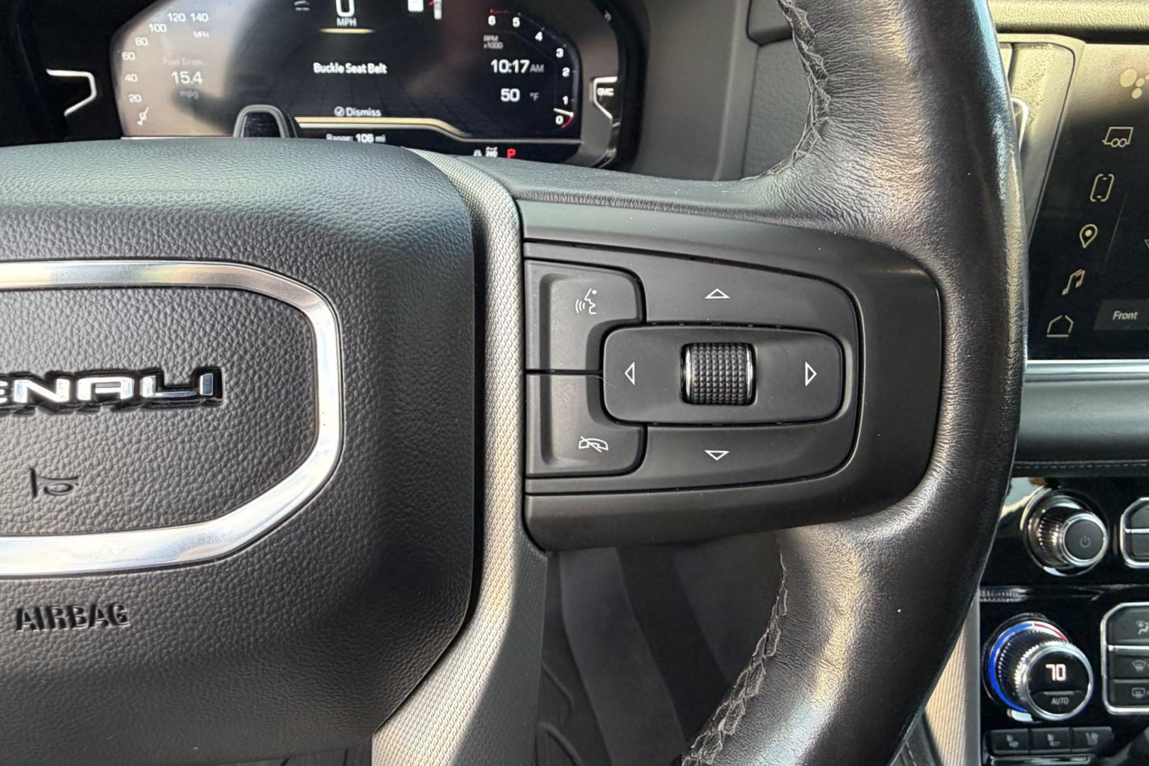 2023 Black /Jet Black GMC Yukon Denali (1GKS2DKL2PR) with an V8 6.2 Liter engine, Automatic 10 Speed transmission, located at 2304 W. Main St., Boise, ID, 83702, (208) 342-7777, 43.622105, -116.218658 - Highly Optioned Denali! Loaded With Safety, Comfort And Performance!- Photo#14