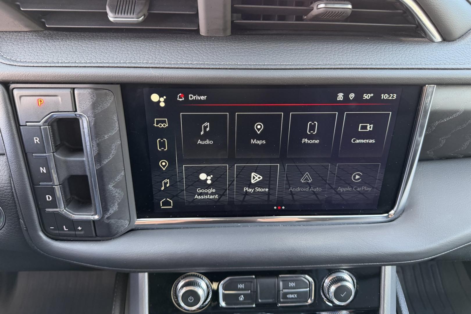 2023 Black /Jet Black GMC Yukon Denali (1GKS2DKL2PR) with an V8 6.2 Liter engine, Automatic 10 Speed transmission, located at 2304 W. Main St., Boise, ID, 83702, (208) 342-7777, 43.622105, -116.218658 - Highly Optioned Denali! Loaded With Safety, Comfort And Performance!- Photo#32
